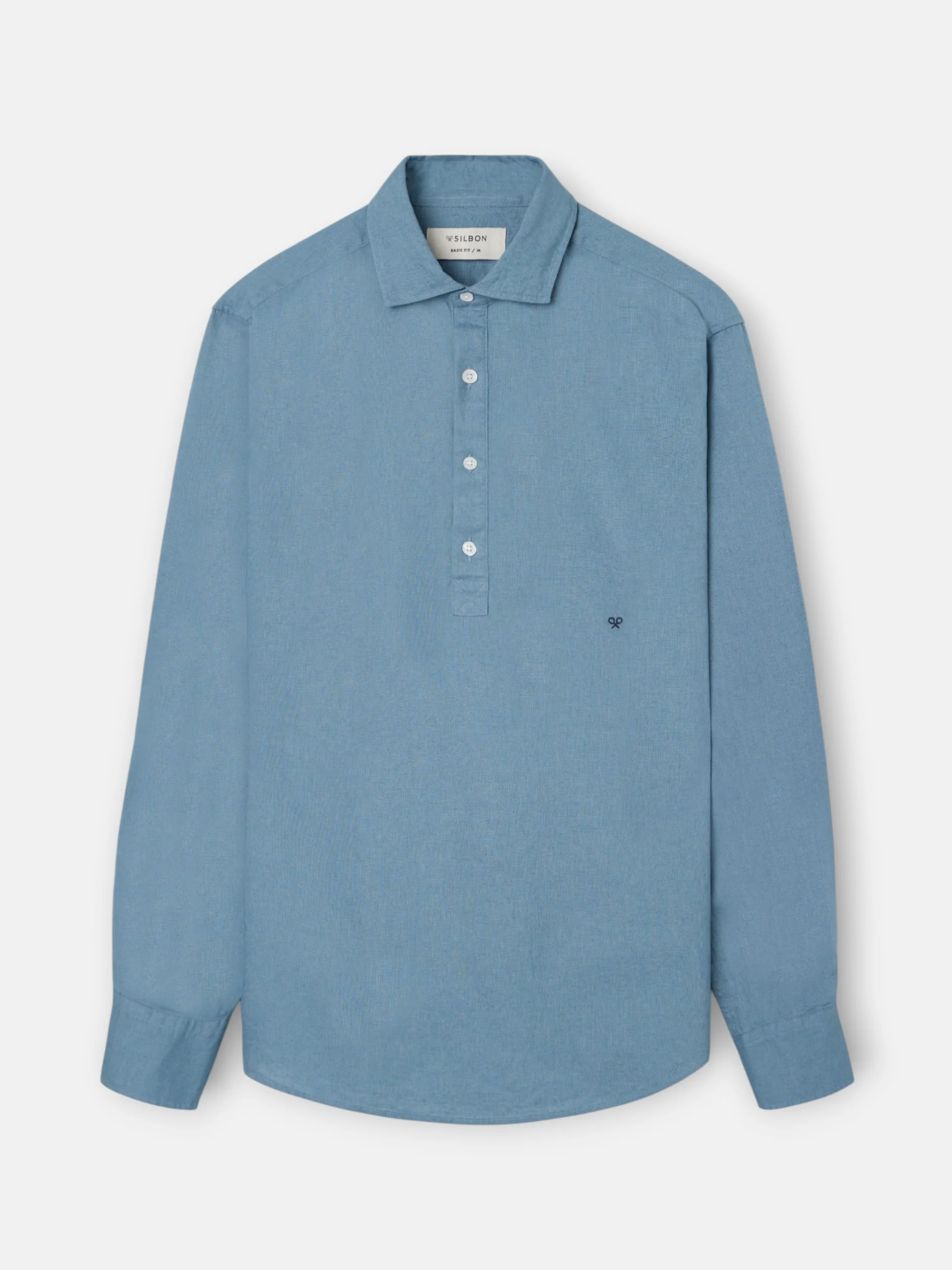 Polera sport lino petroleo - Image 5