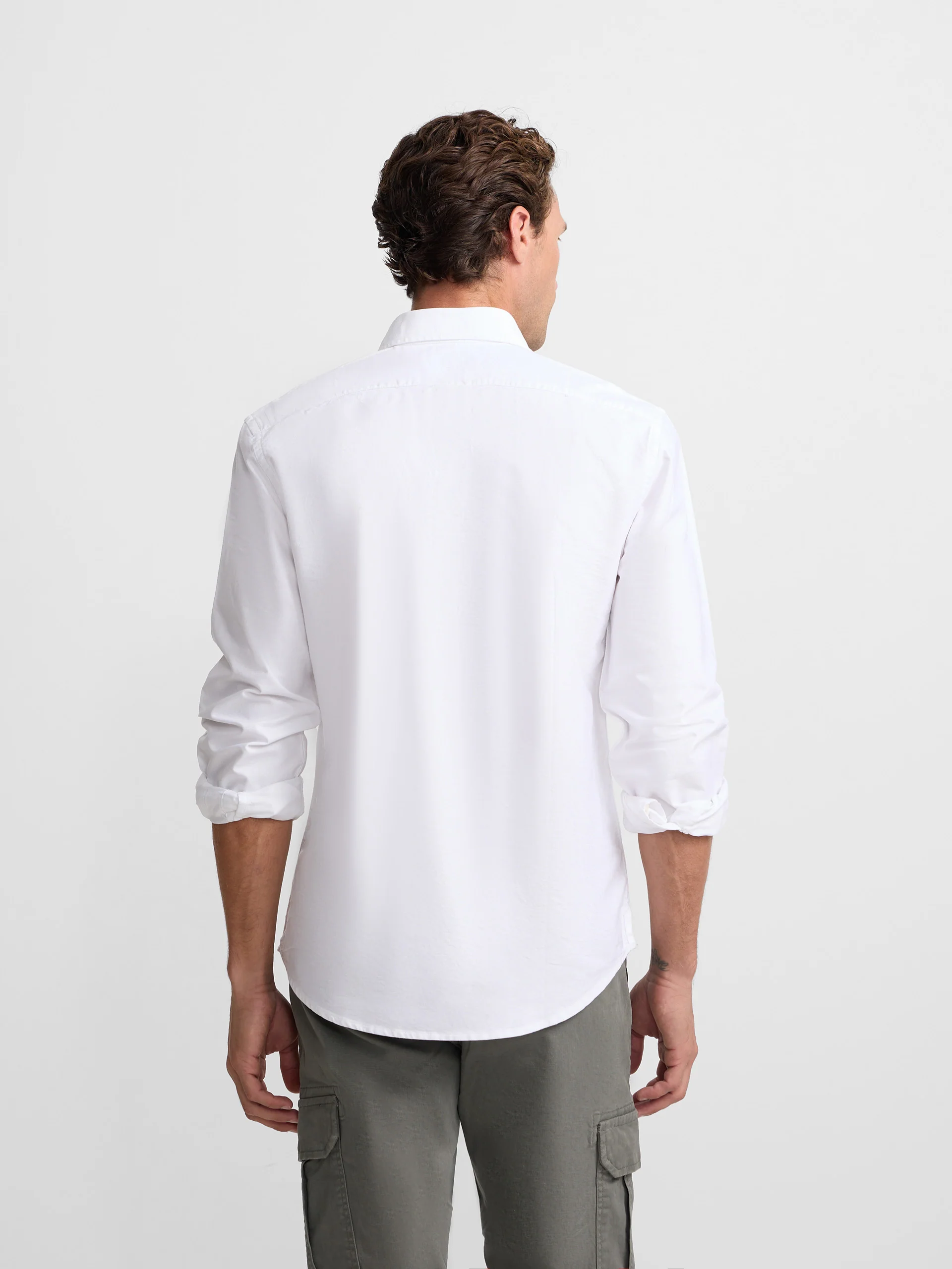 Polera sport oxford blanca - Image 4