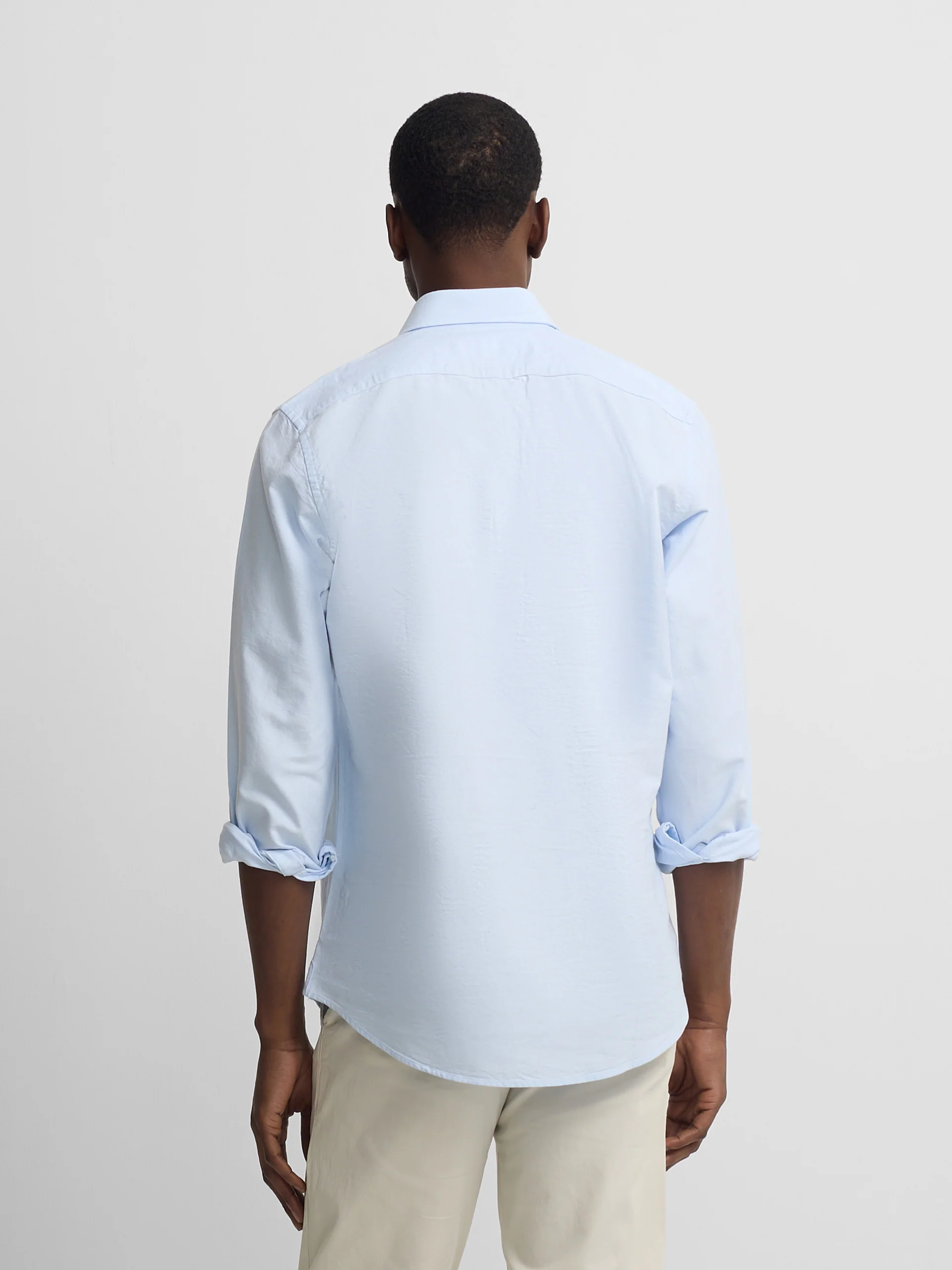 Polera sport oxford celeste - Image 7