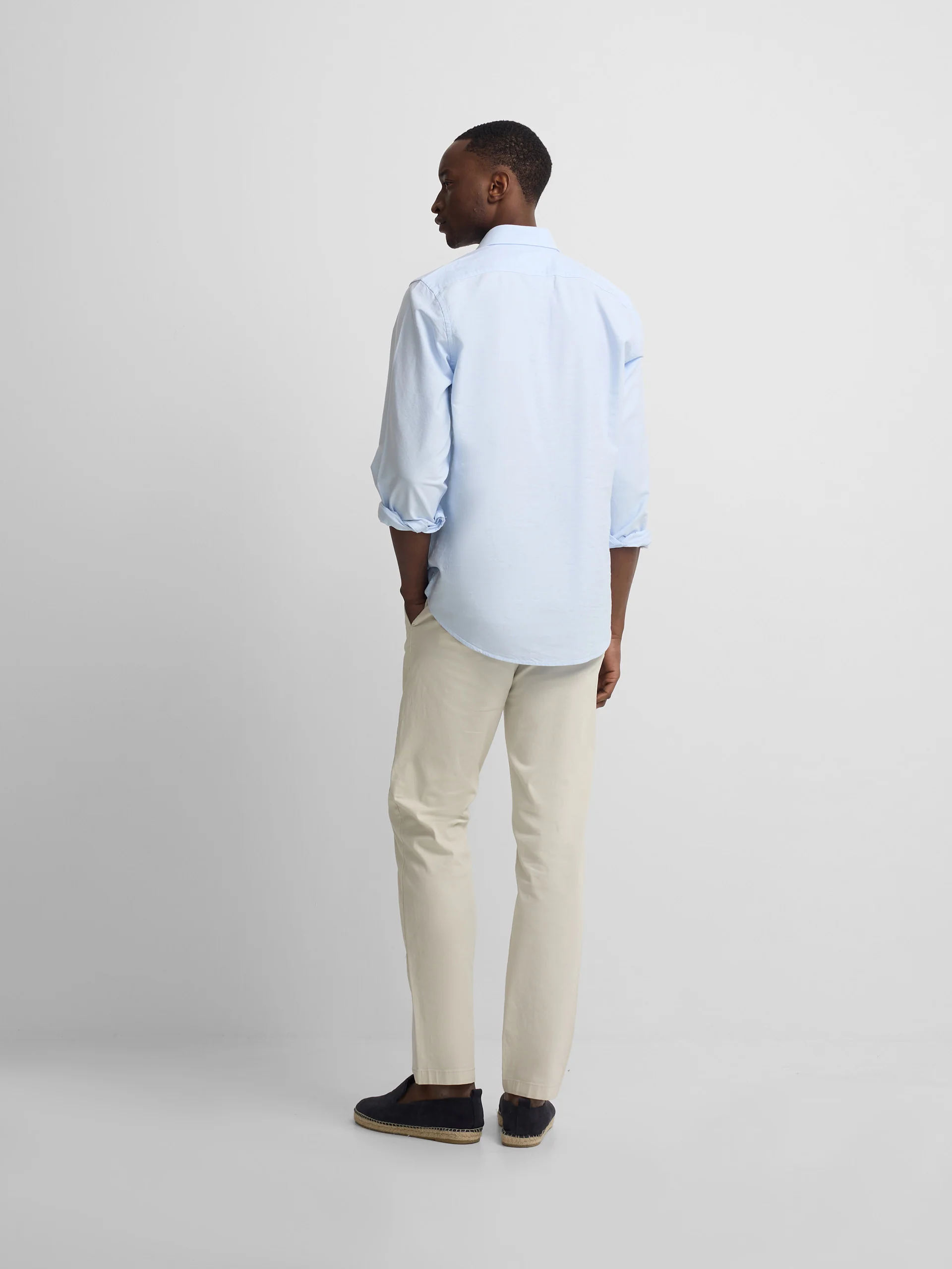 Polera sport oxford celeste - Image 8