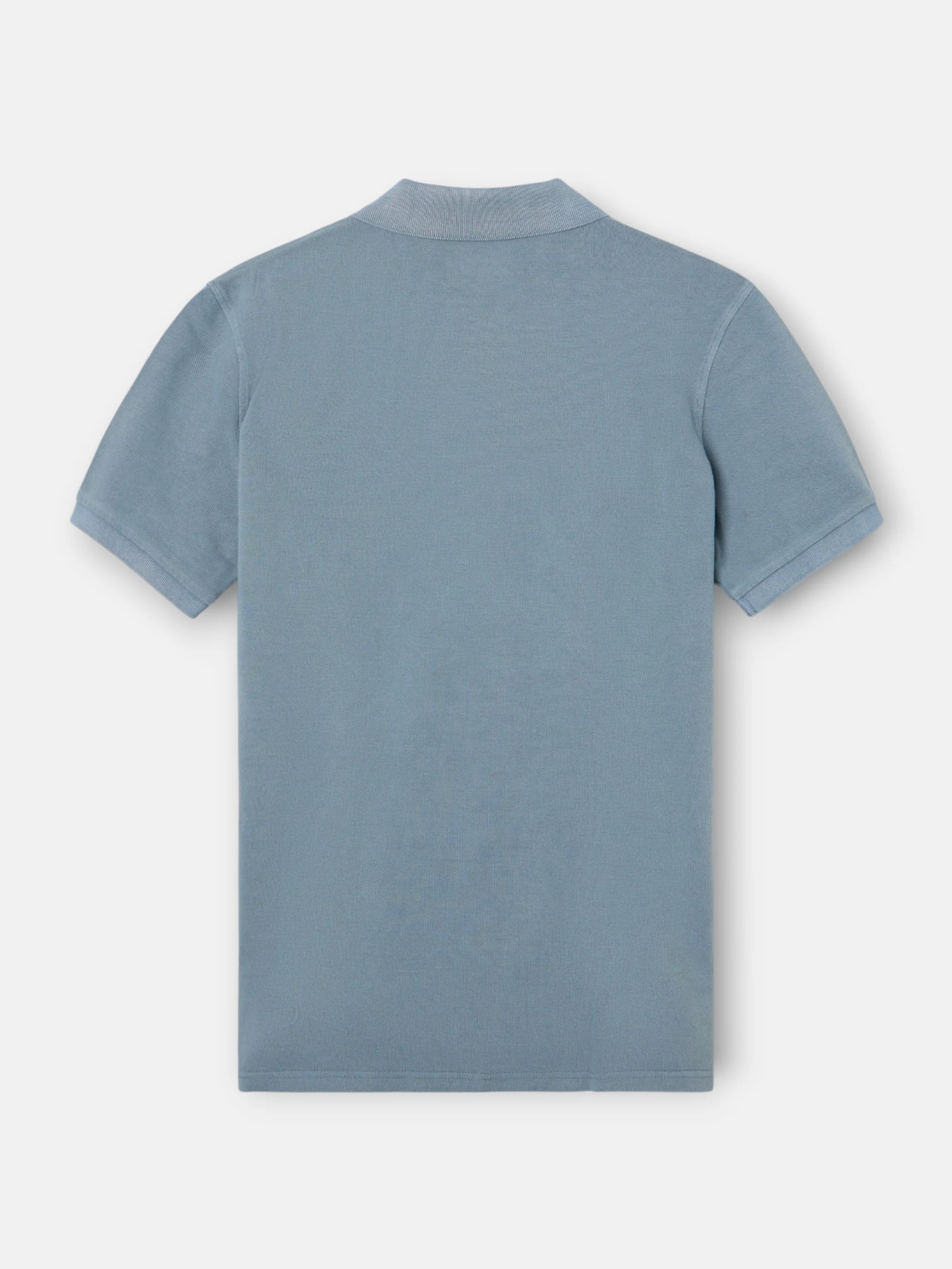 Polo clasico garment dye azul medio - Image 6