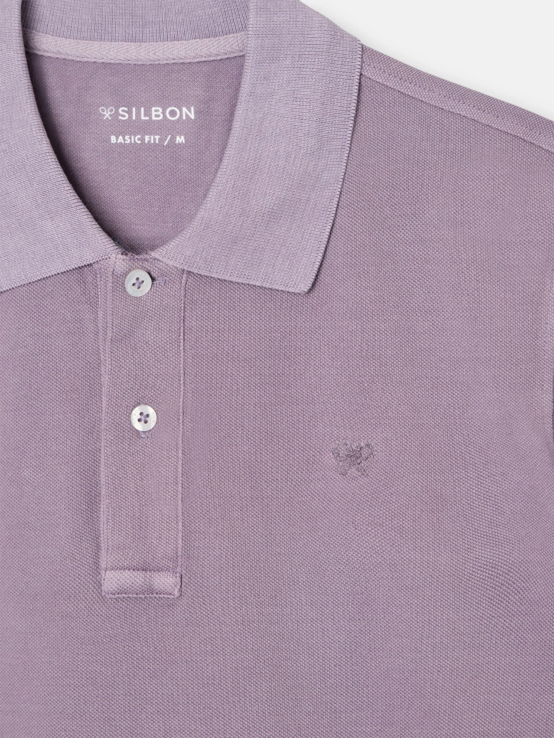 Polo clasico garment dye malva - Image 2