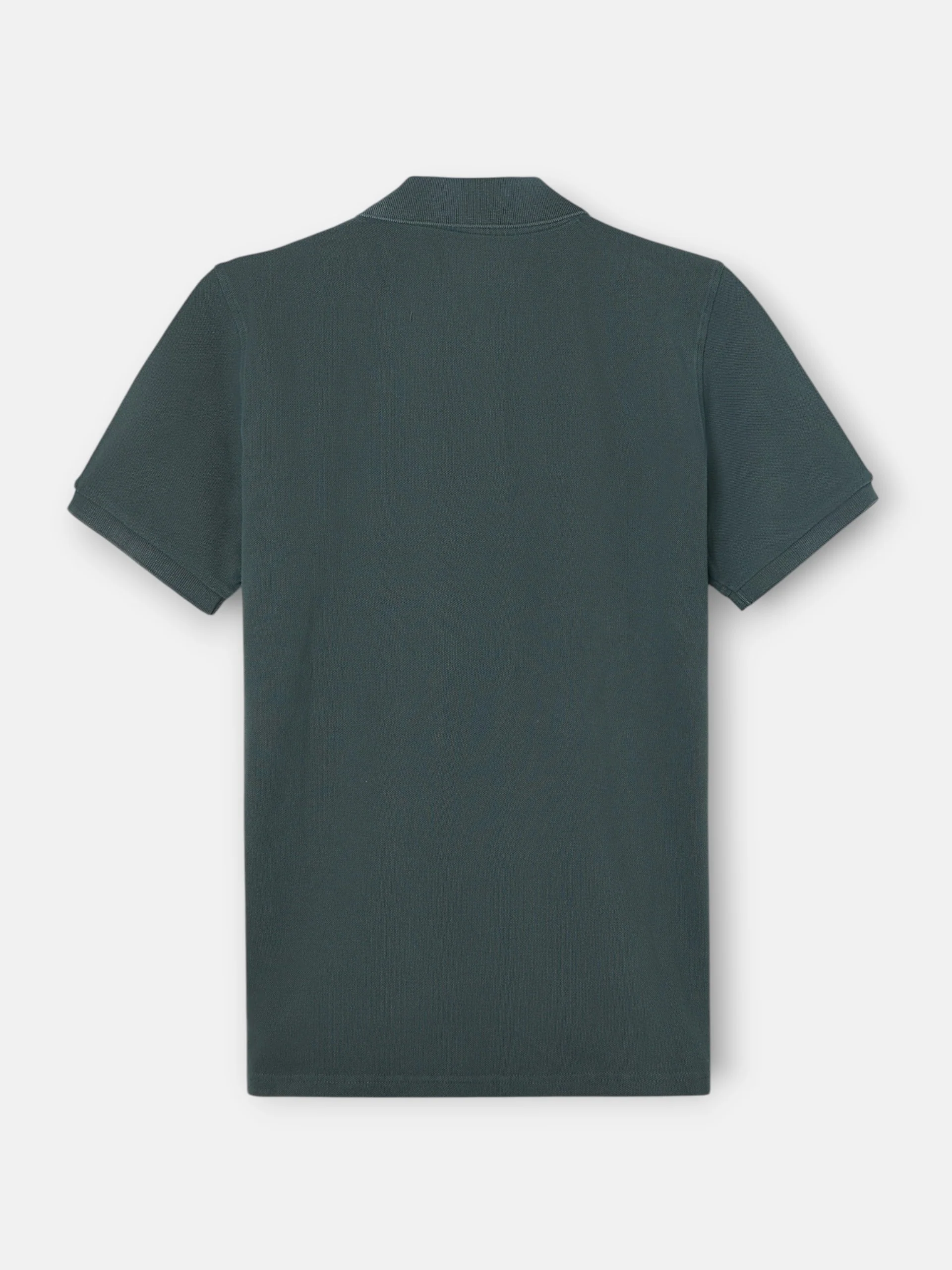 Polo clasico garment dye verde oscuro - Image 9