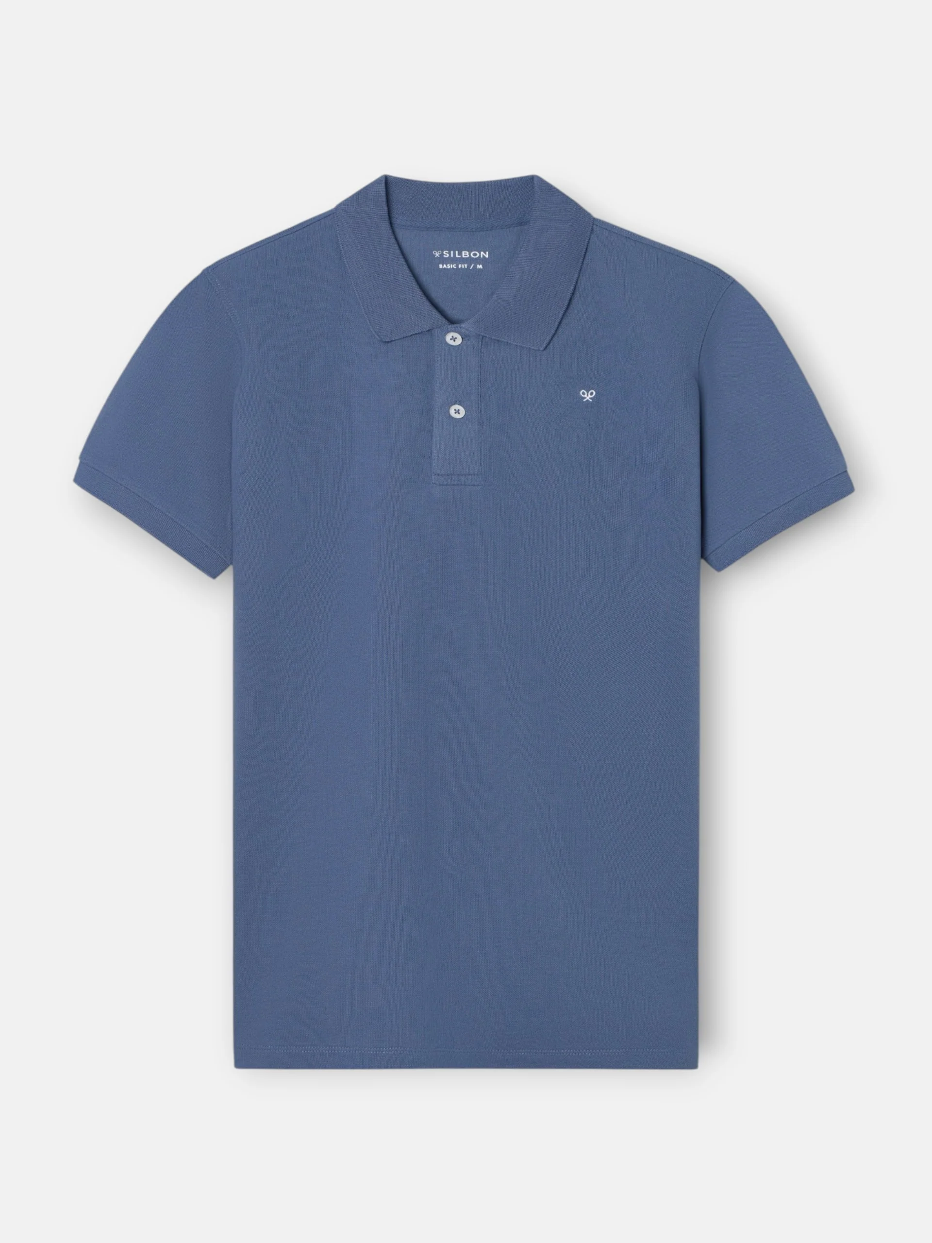 Polo clasico liso azul indigo - Image 7