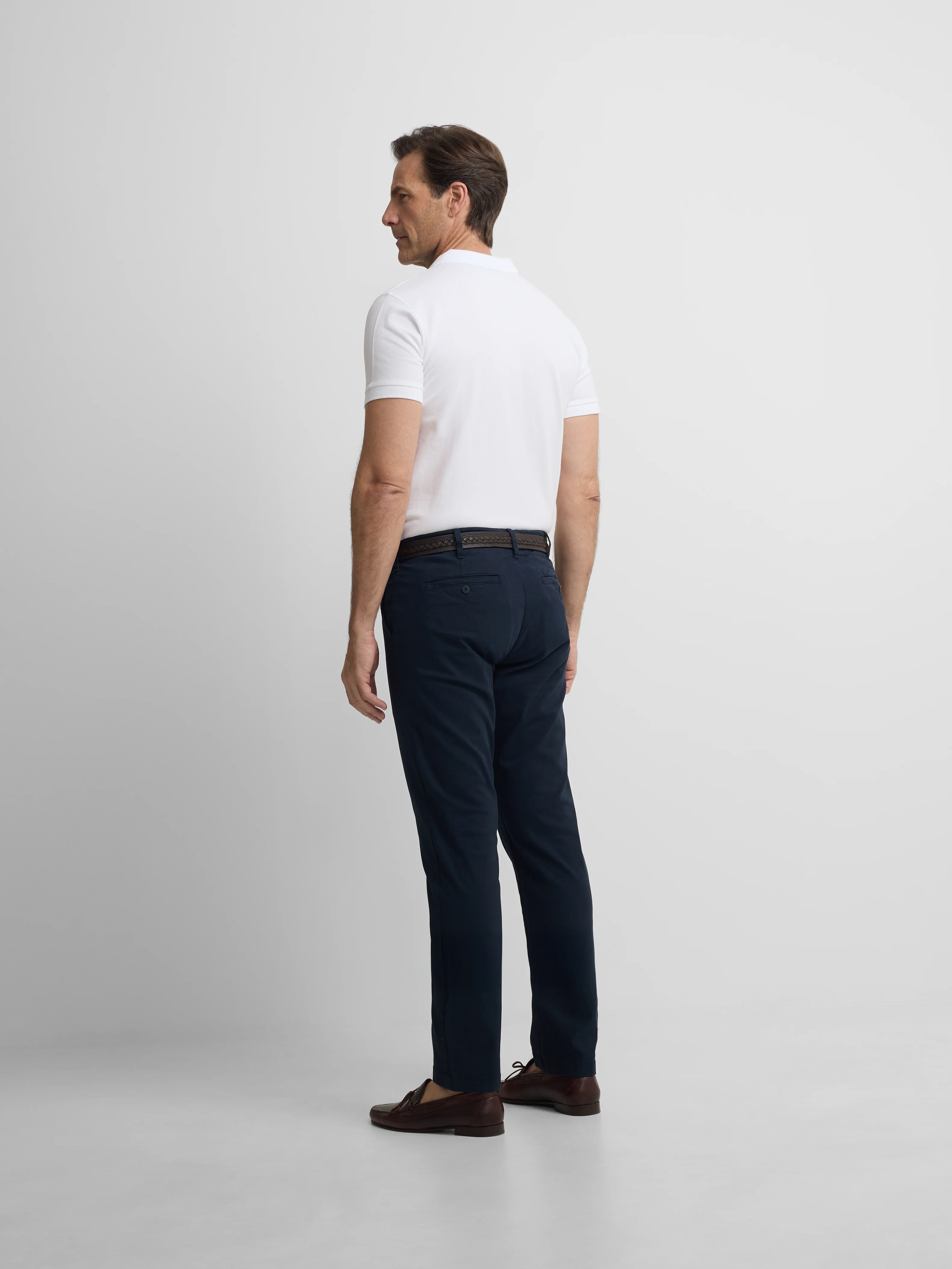 Polo clasico liso blanco - Image 8
