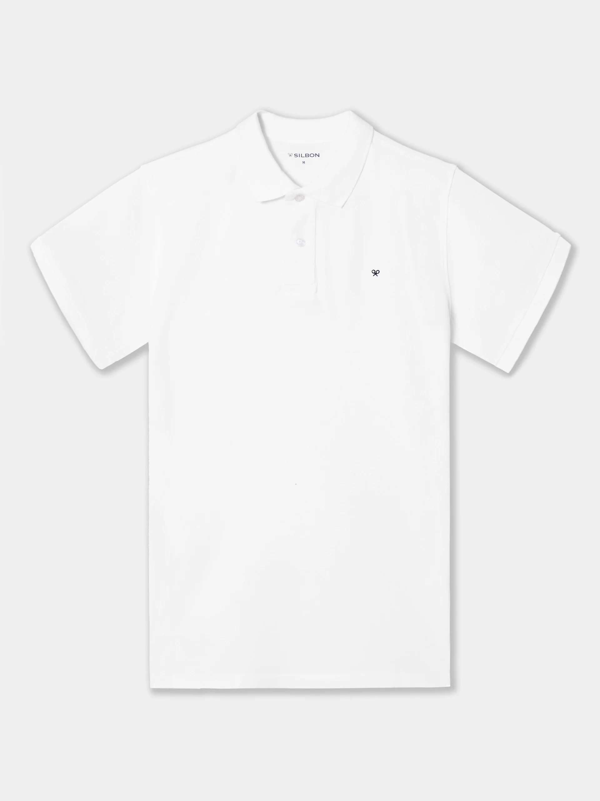 Polo clasico liso blanco - Image 9
