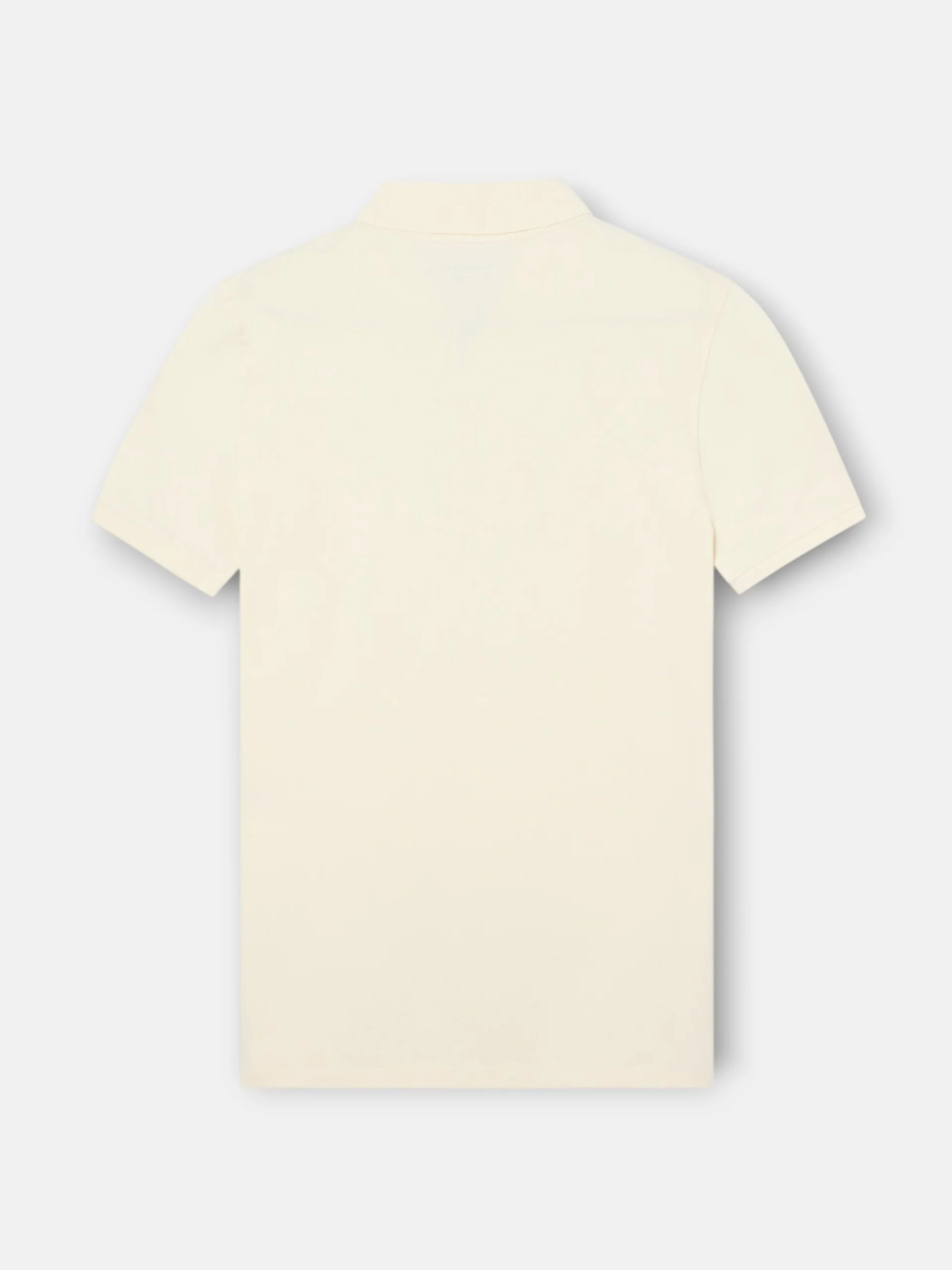 Polo clasico liso crema - Image 10