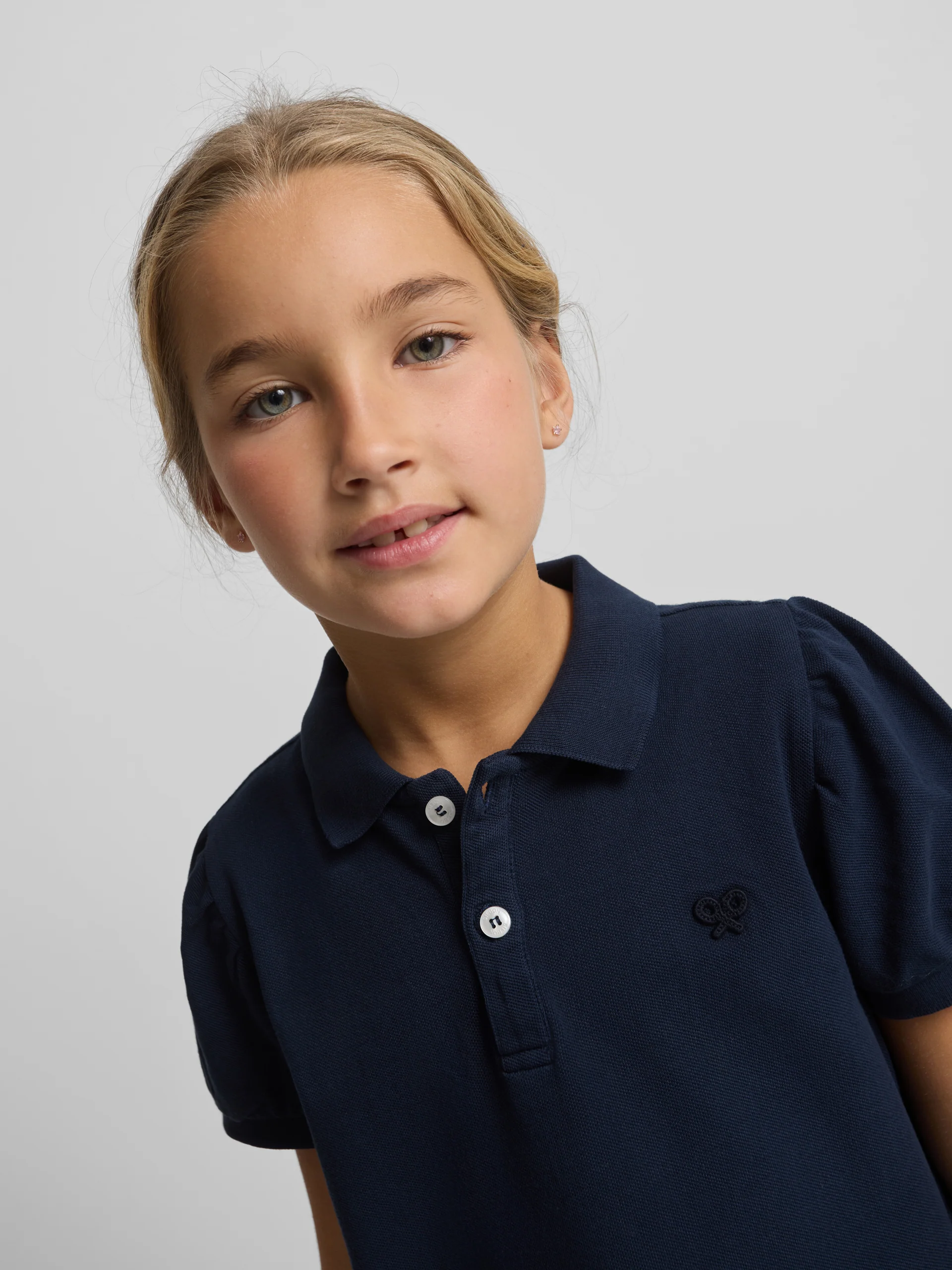 Polo girl clasico azul marino - Image 4