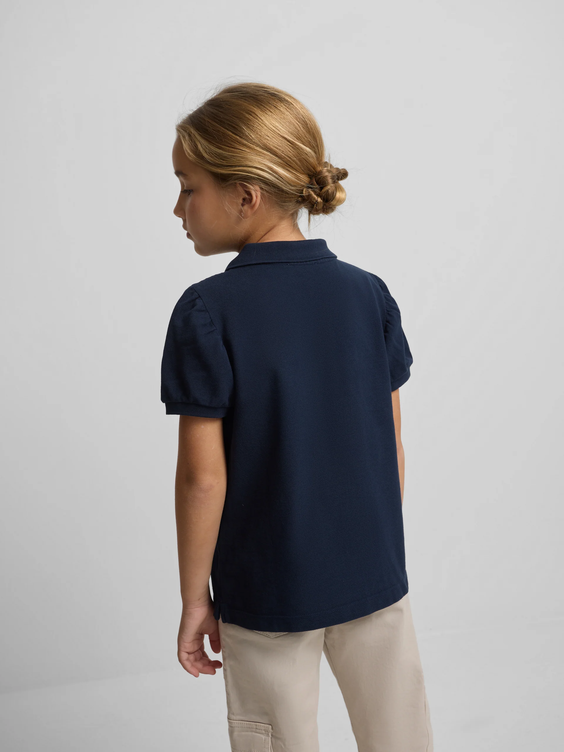 Polo girl clasico azul marino - Image 6