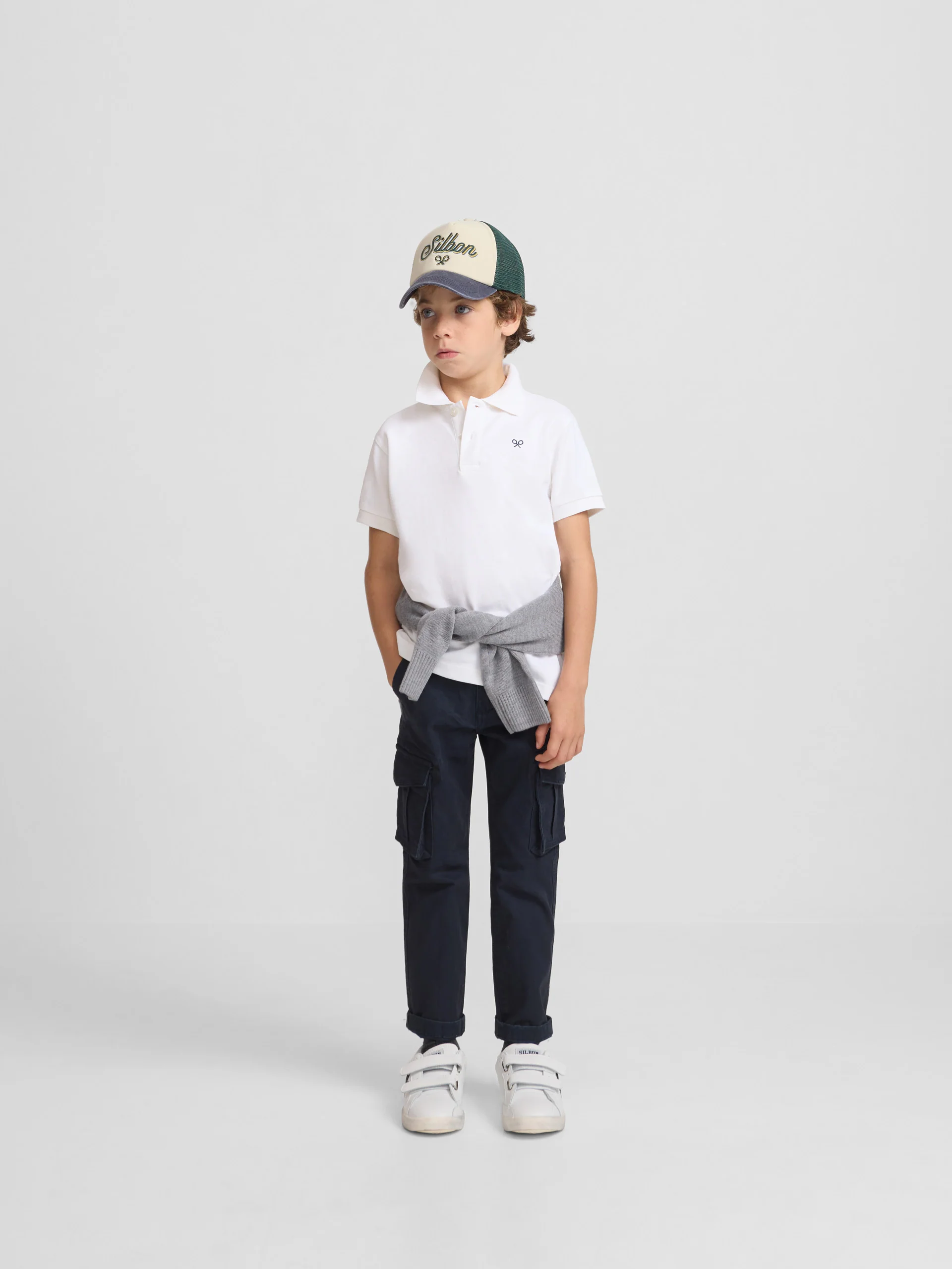 Polo kids clasico miniraqueta blanco - Image 4