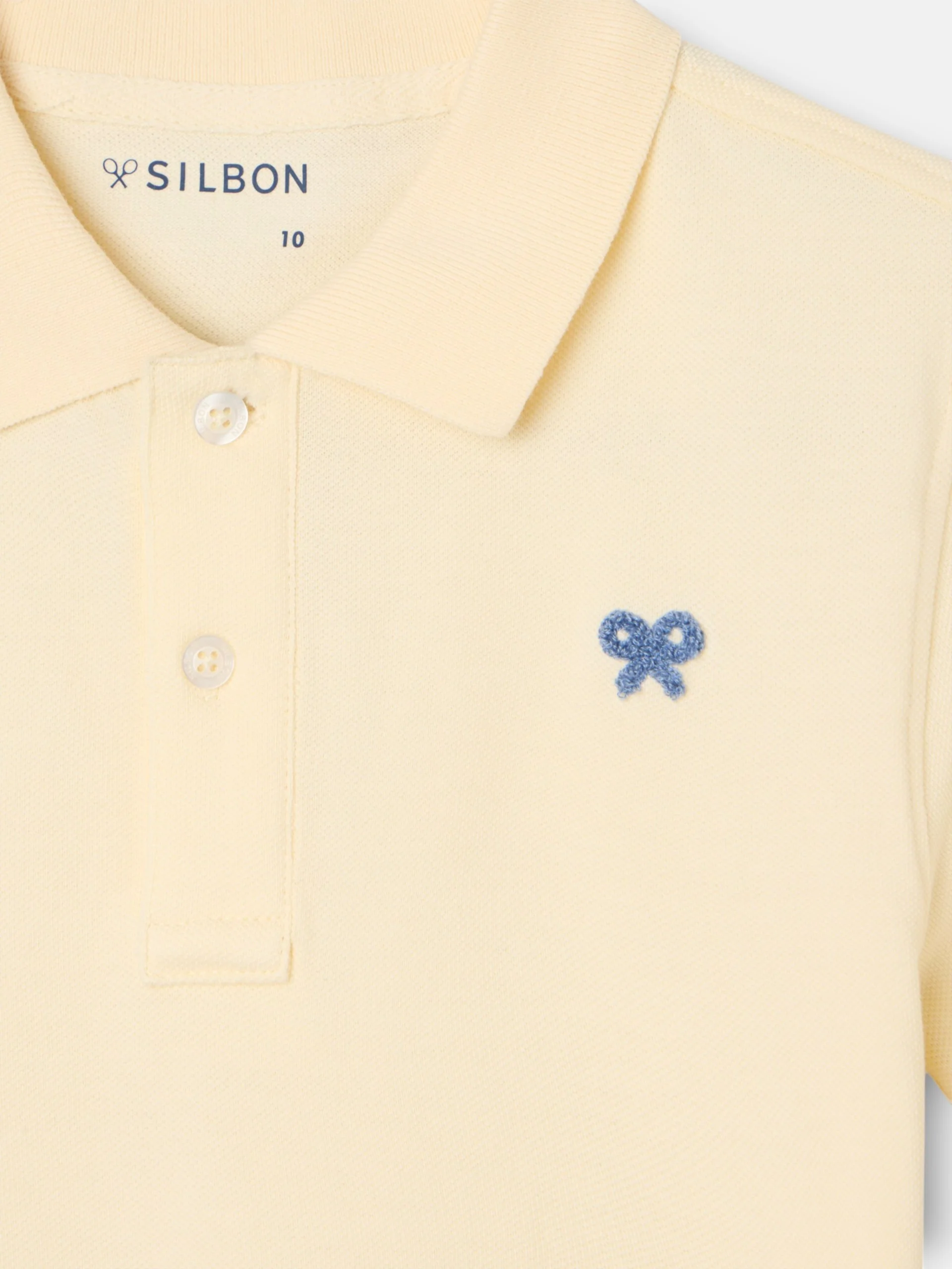 Polo kids liso logo rizo amarillo - Image 2