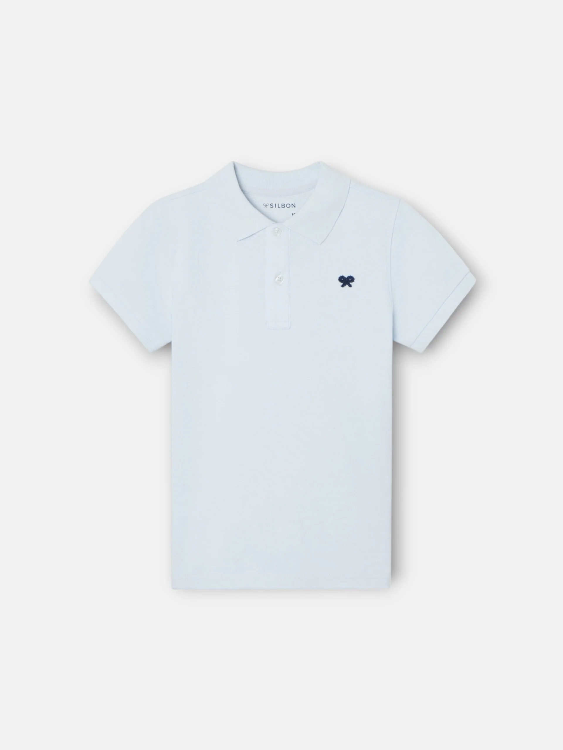Polo kids liso logo rizo azul claro - Image 7
