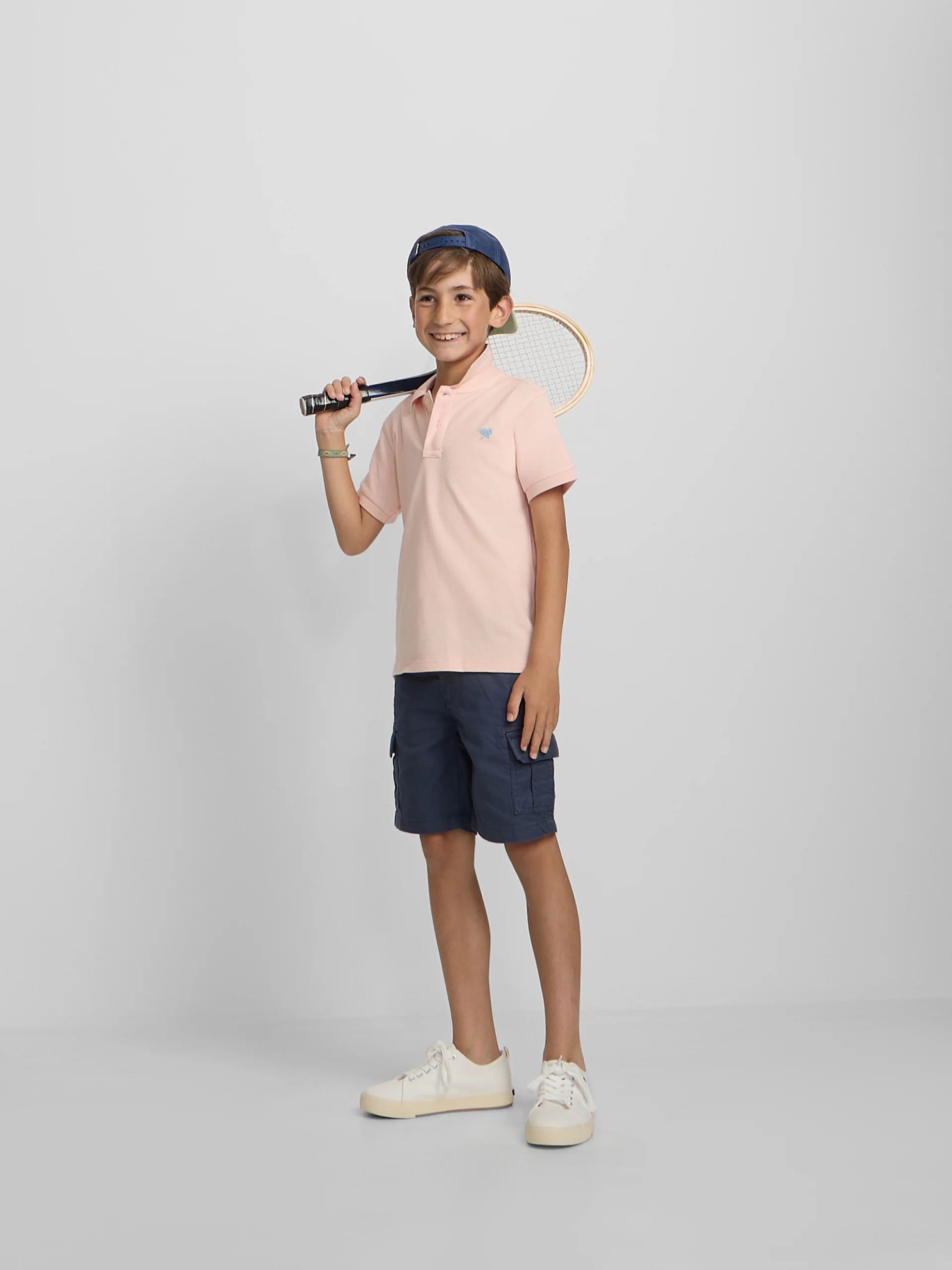 Polo kids liso logo rizo coral - Image 6