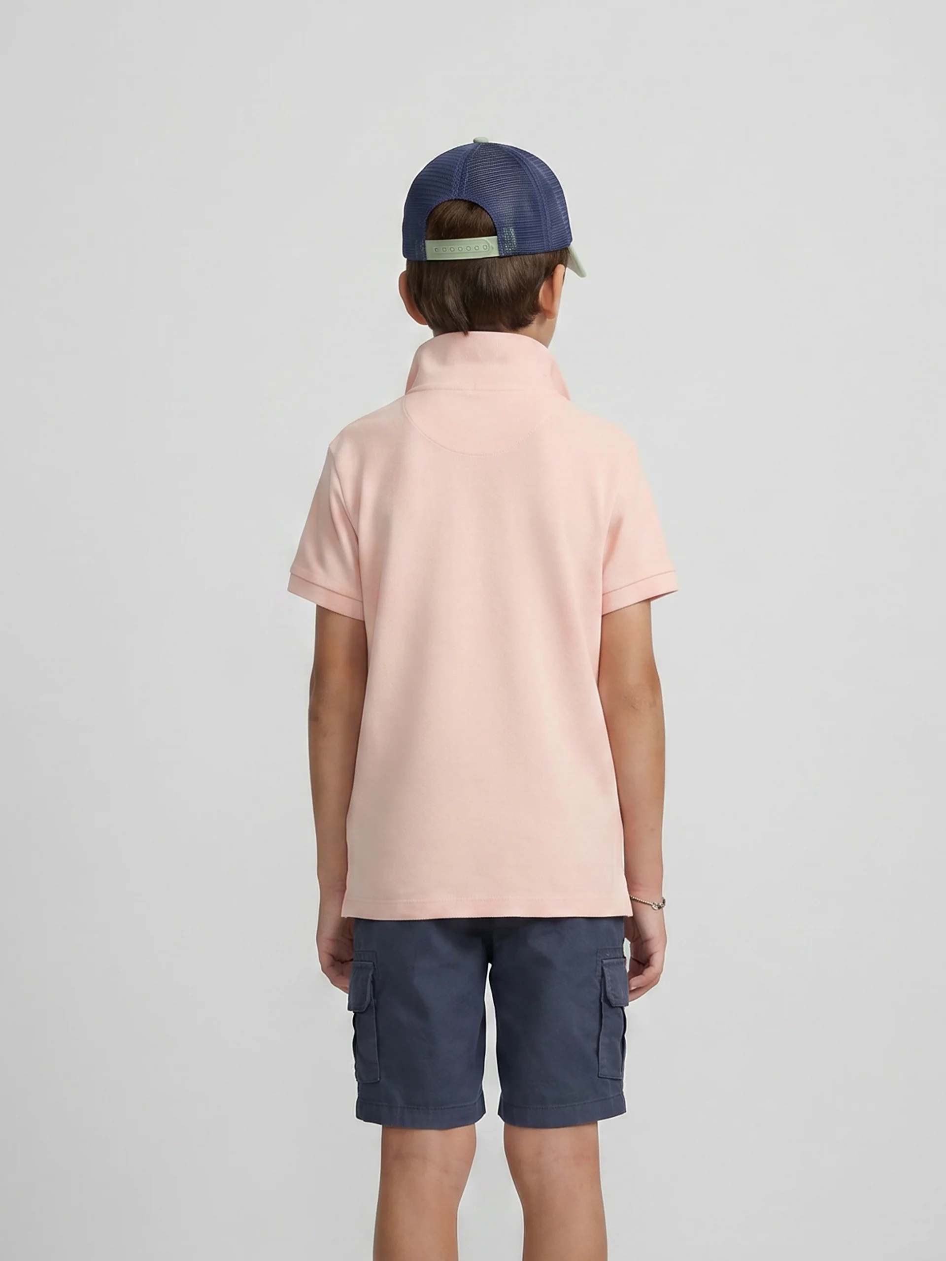 Polo kids liso logo rizo coral - Image 7