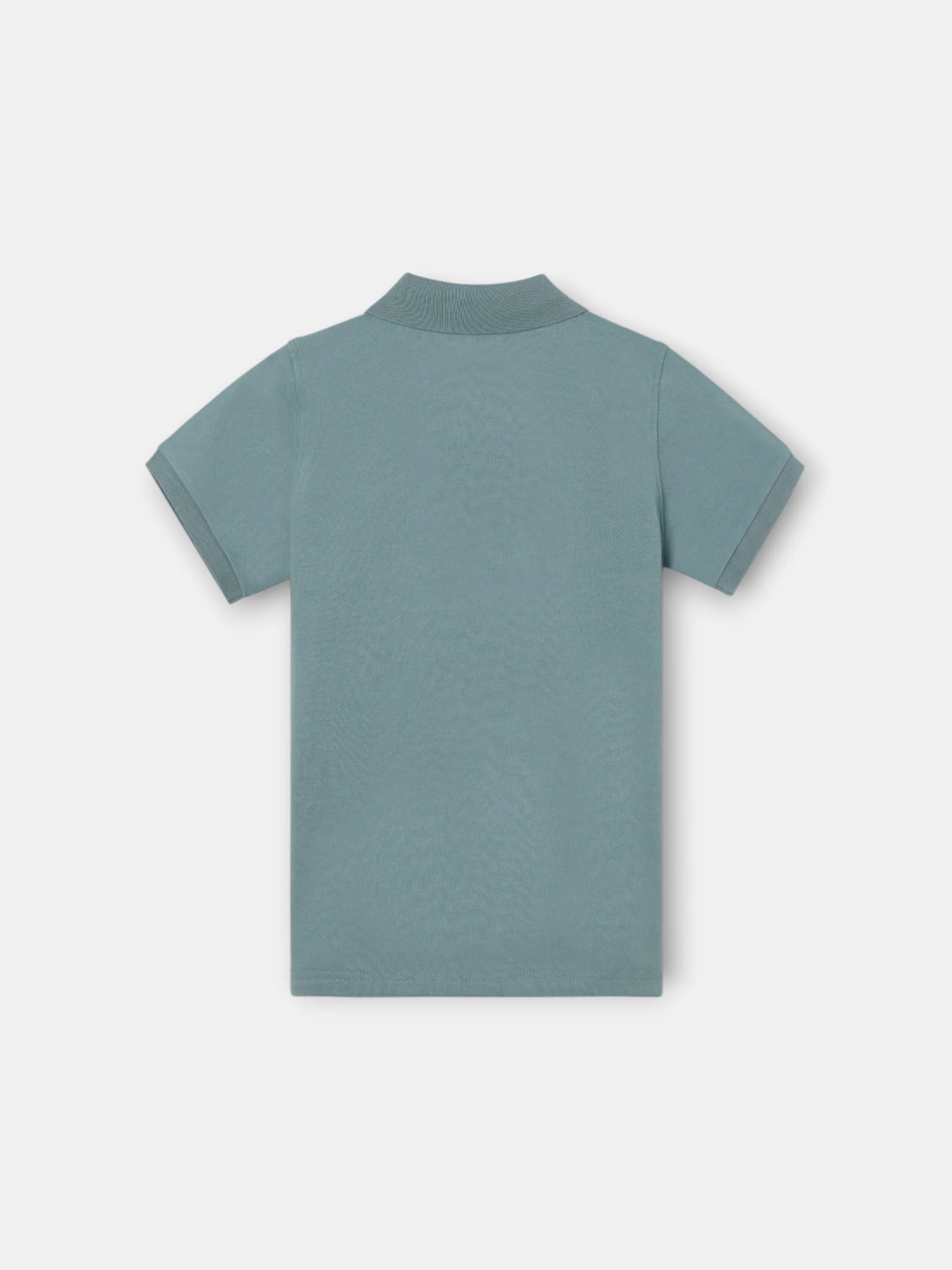 Polo kids liso logo rizo verde oscuro - Image 6
