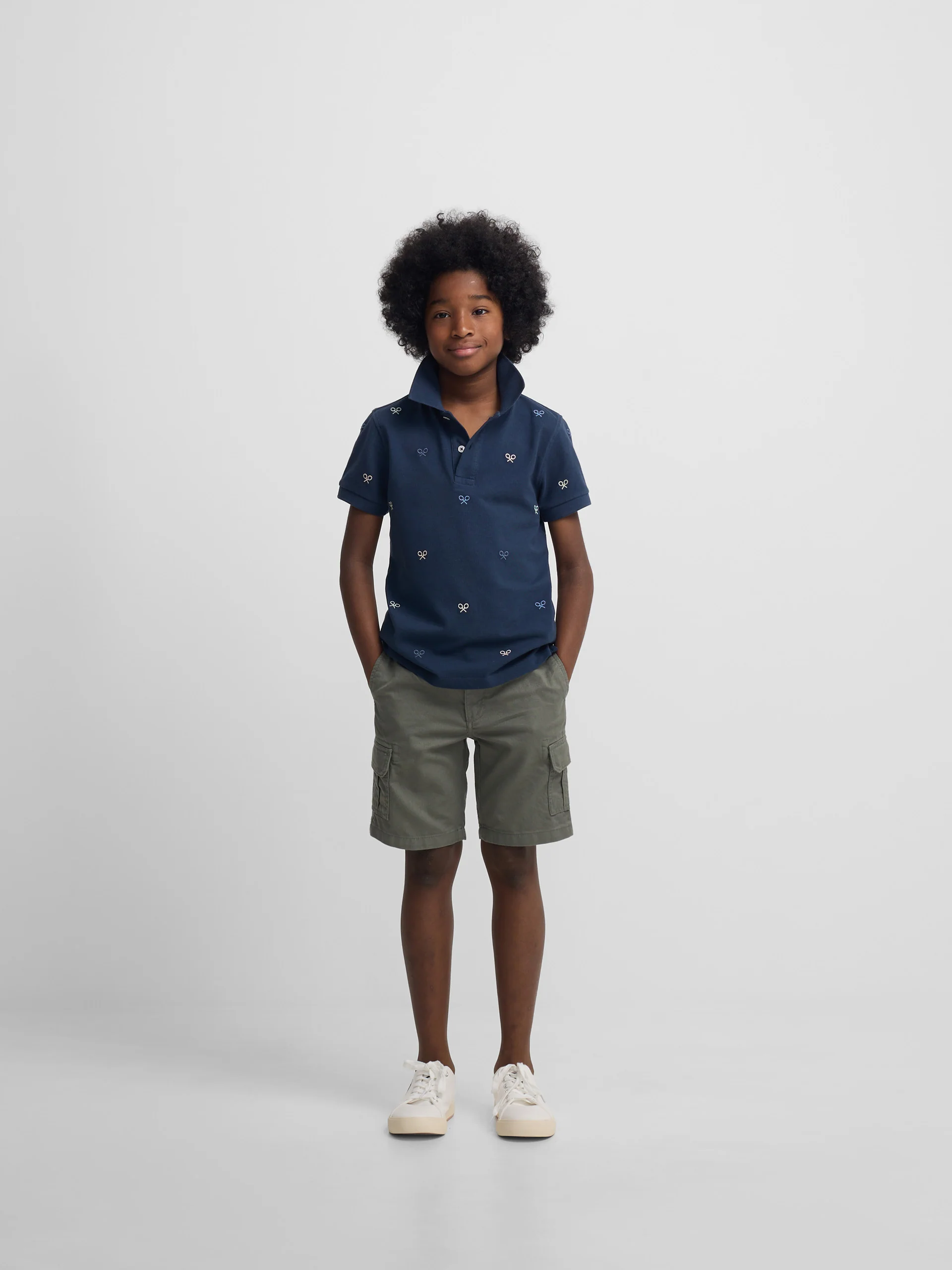 Polo kids multiraqueta colores azul marino - Image 4