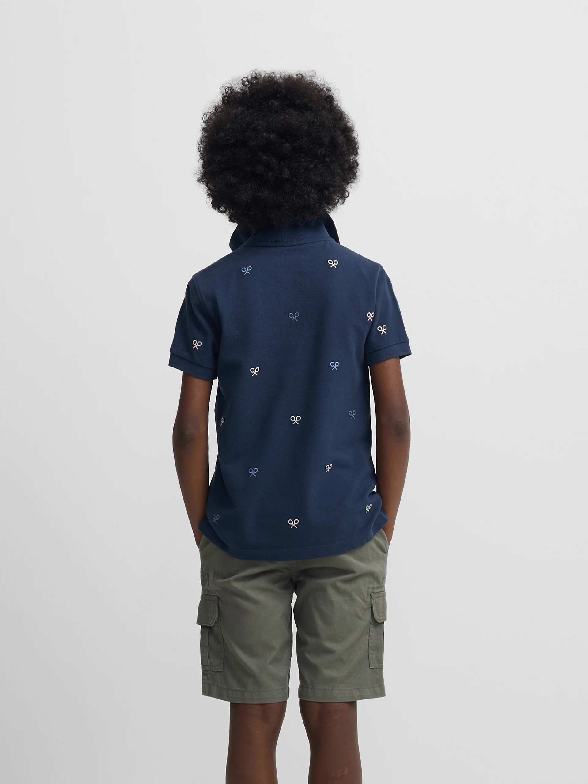 Polo kids multiraqueta colores azul marino - Image 5