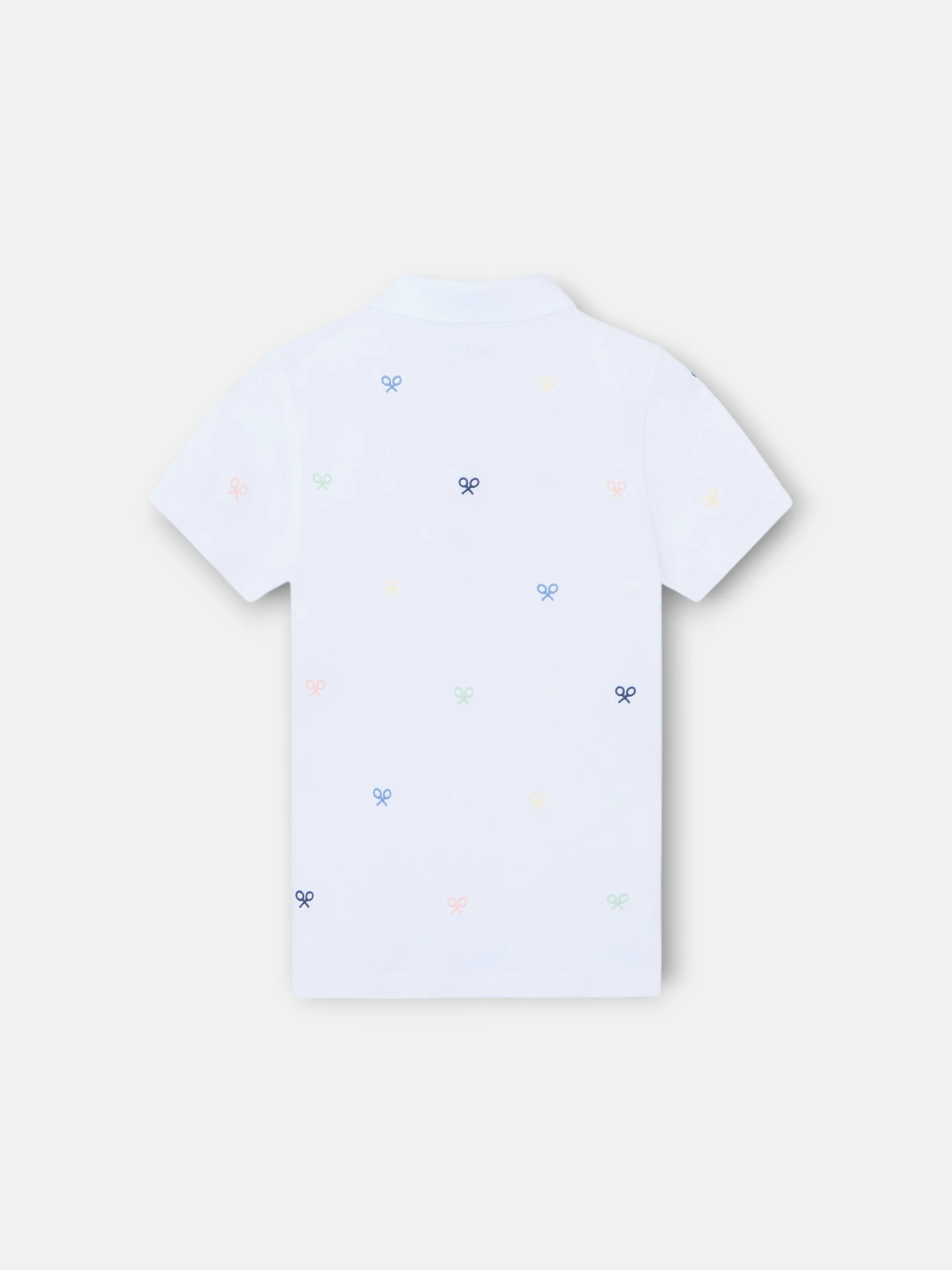 Polo kids multiraqueta colores blanco - Image 6