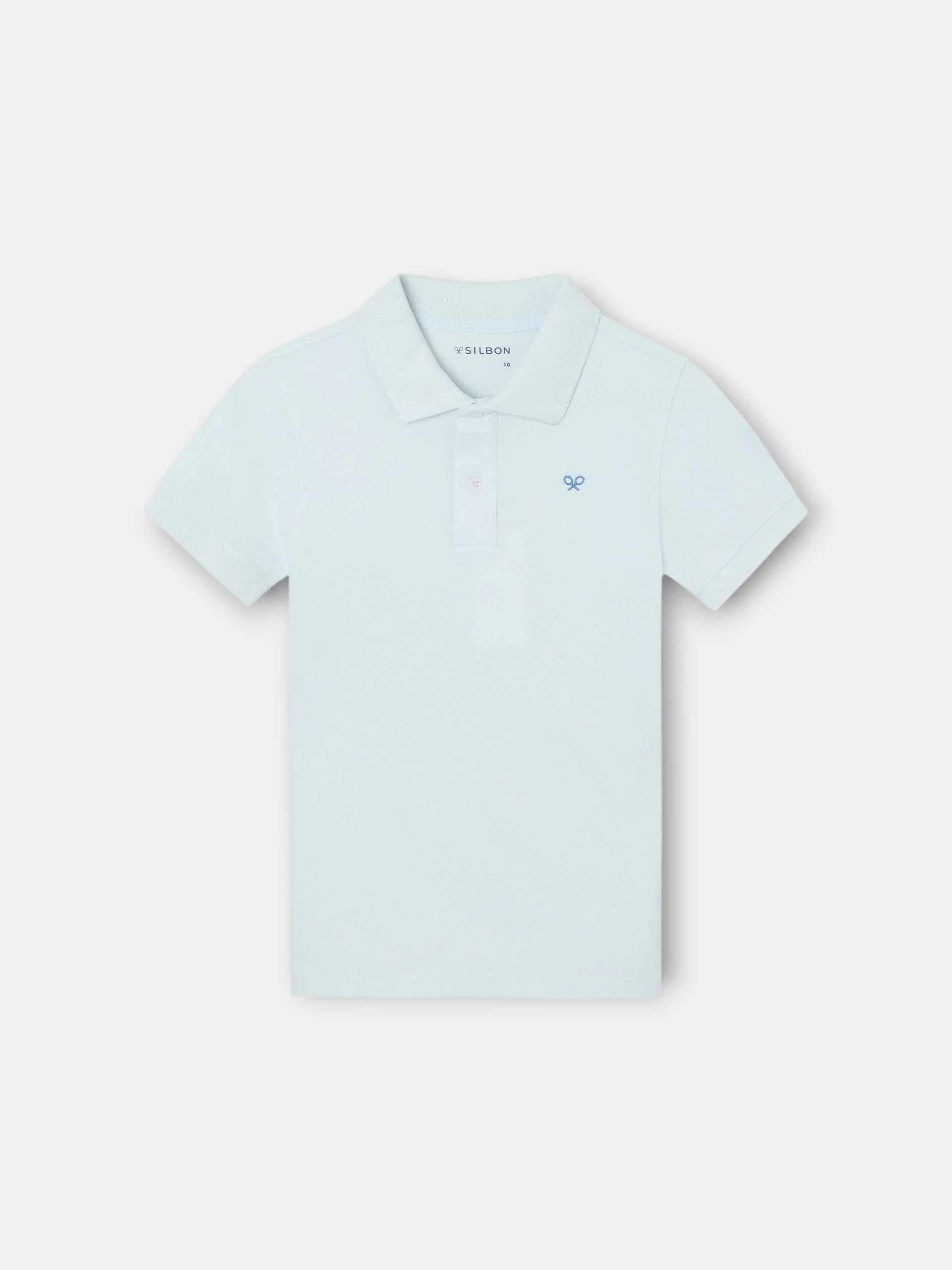 Polo kids raqueta etnica azul - Image 7