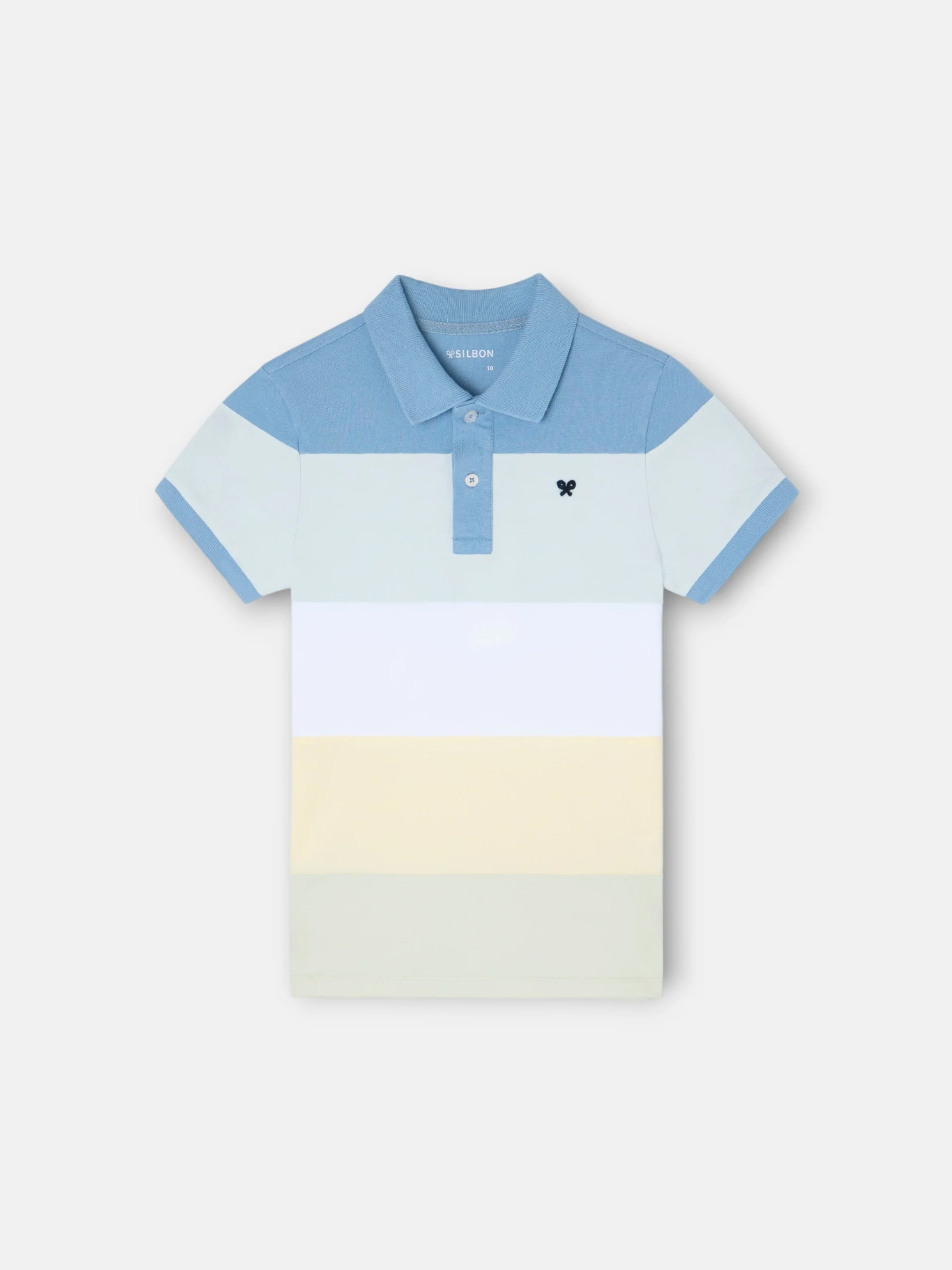 Polo kids raya ancha multicolor azul - Image 7