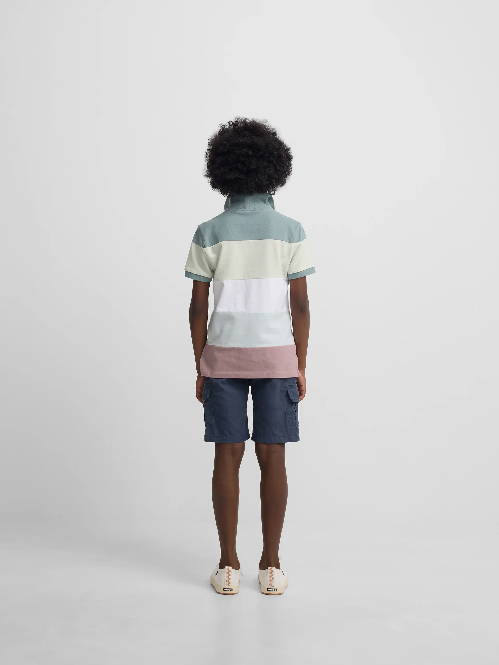 Polo kids raya ancha multicolor verde - Image 6