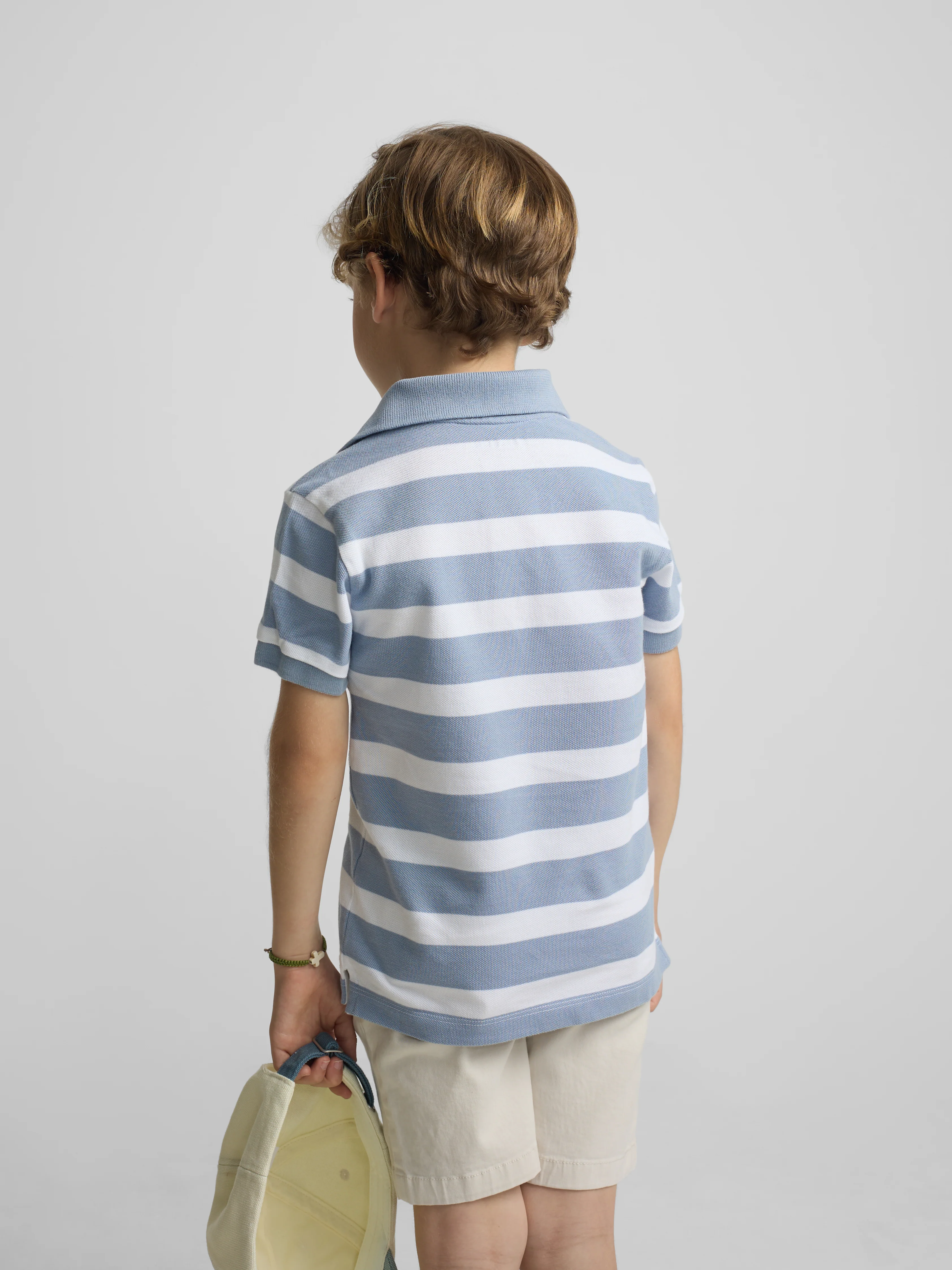 Polo kids rayas blanco azul - Image 5