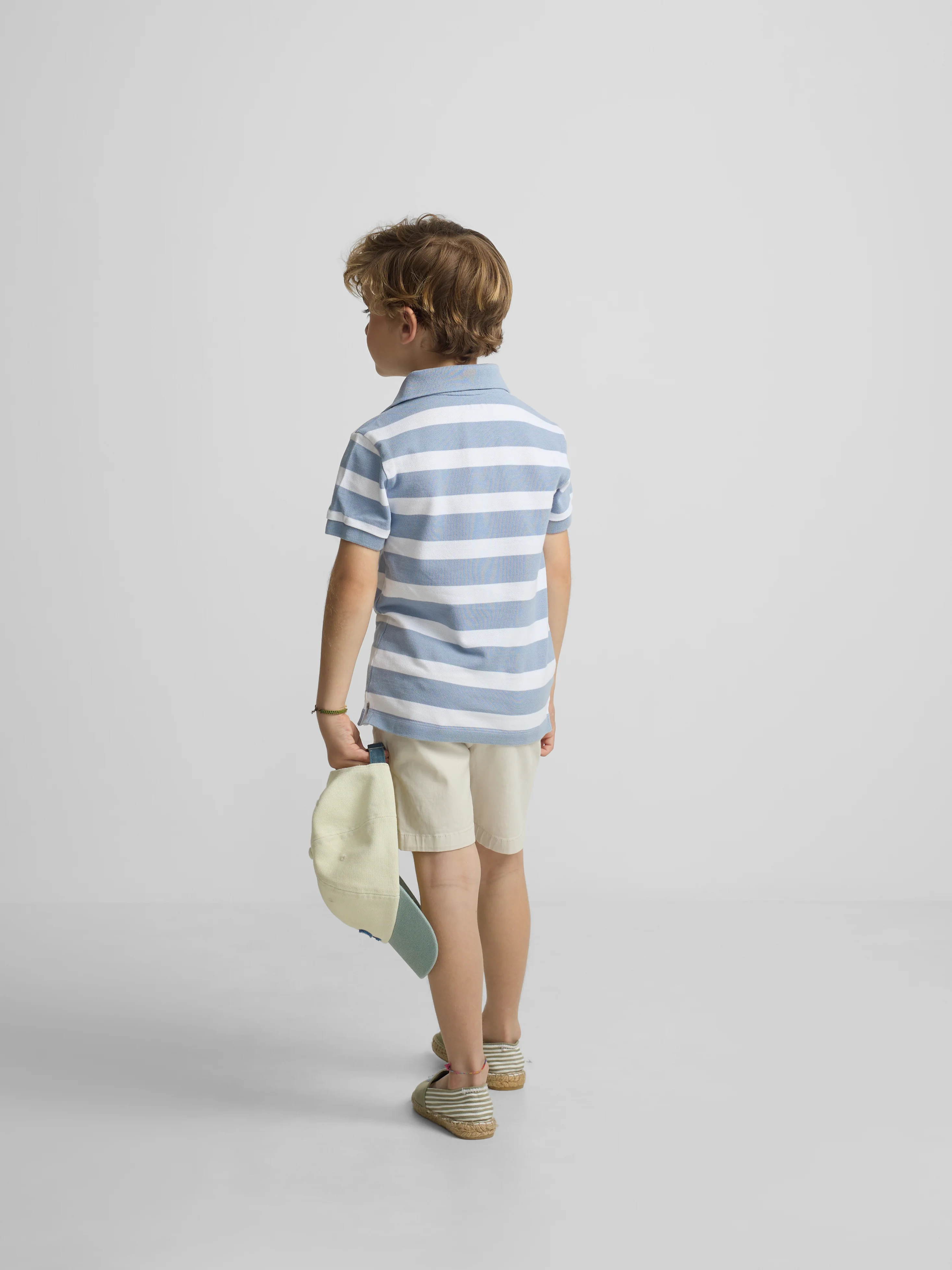Polo kids rayas blanco azul - Image 6