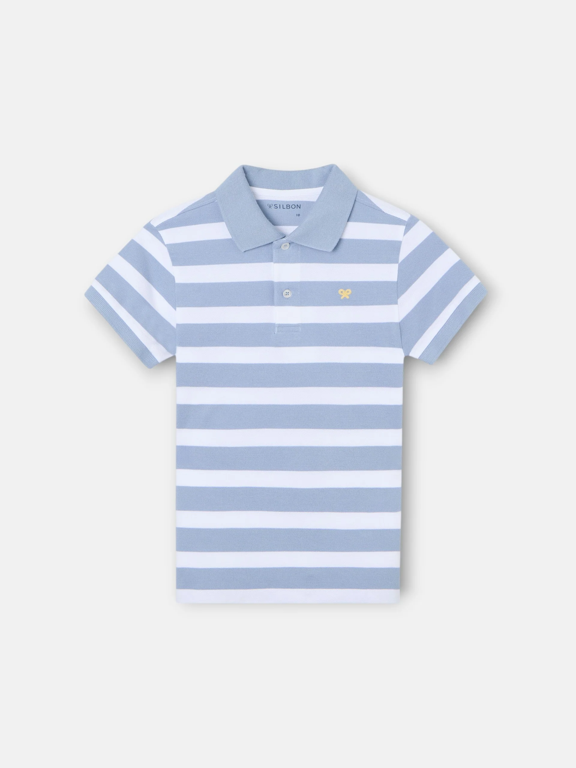 Polo kids rayas blanco azul - Image 7