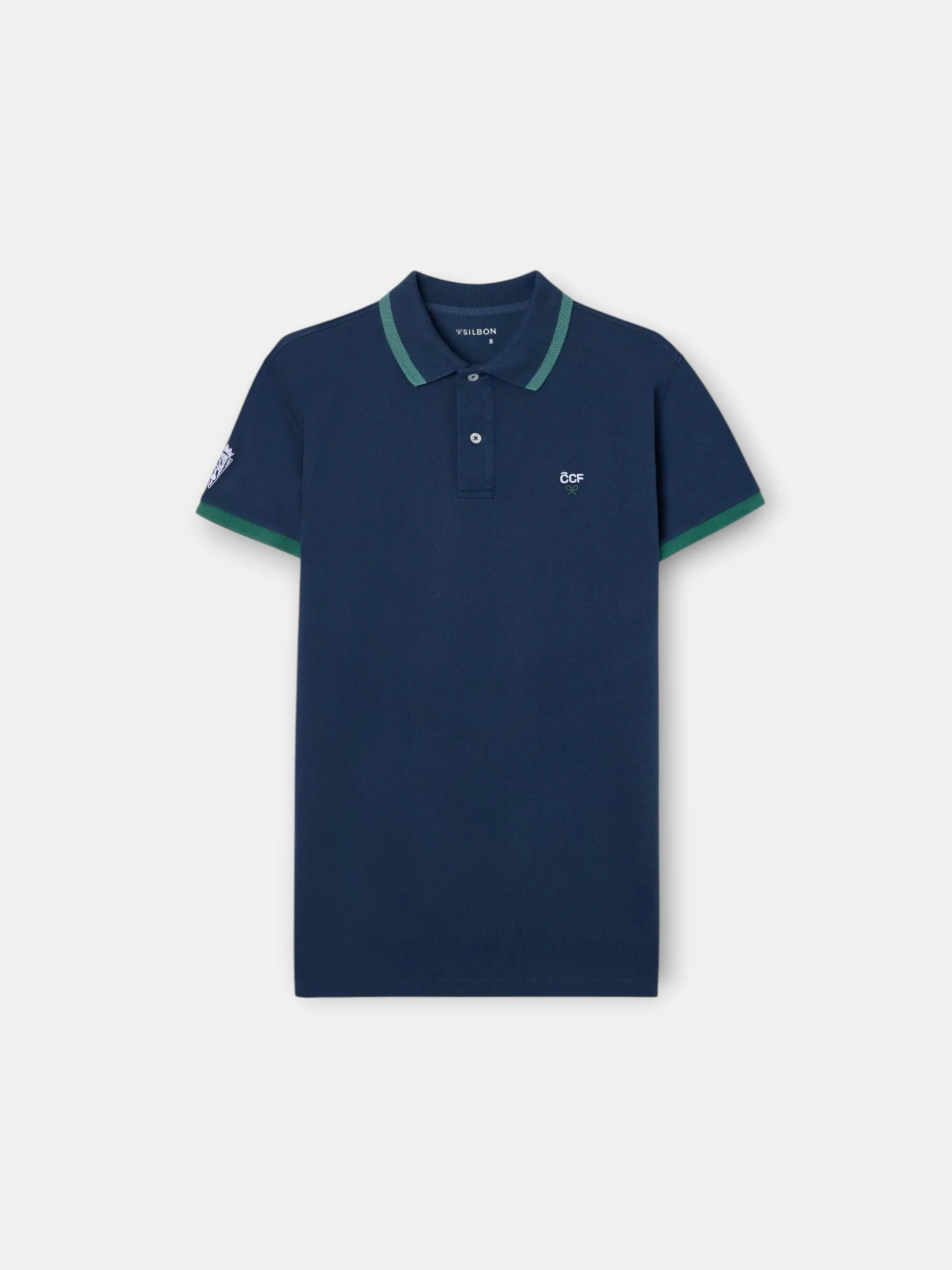 Polo kids silbon CCF azul marino