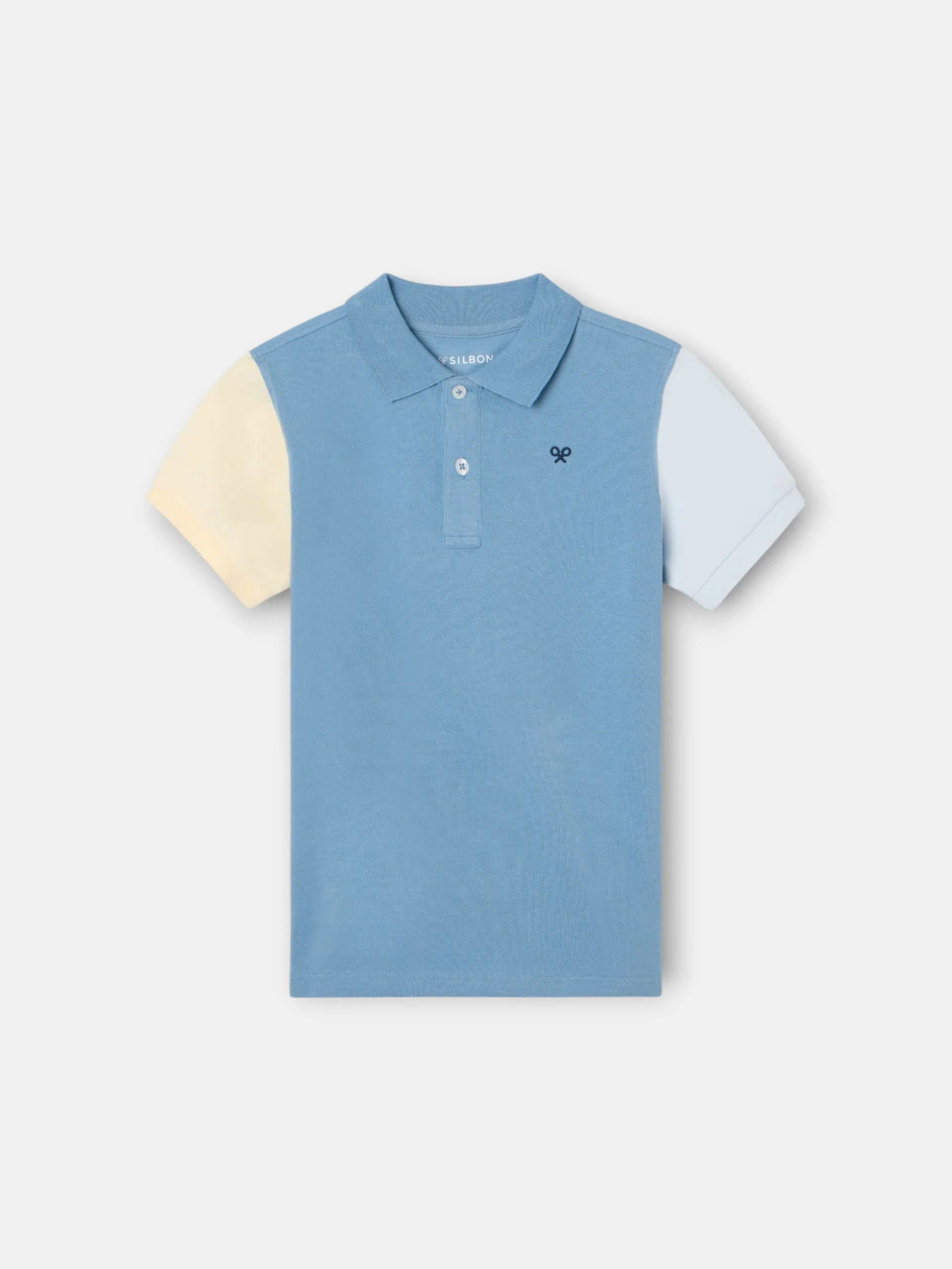 Polo kids tricolor azul - Image 7