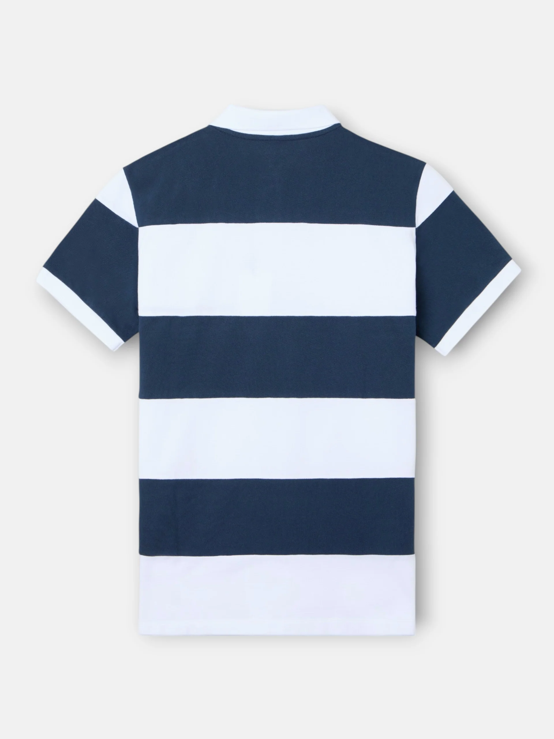 Polo manga corta rayas anchas azul marino - Image 6