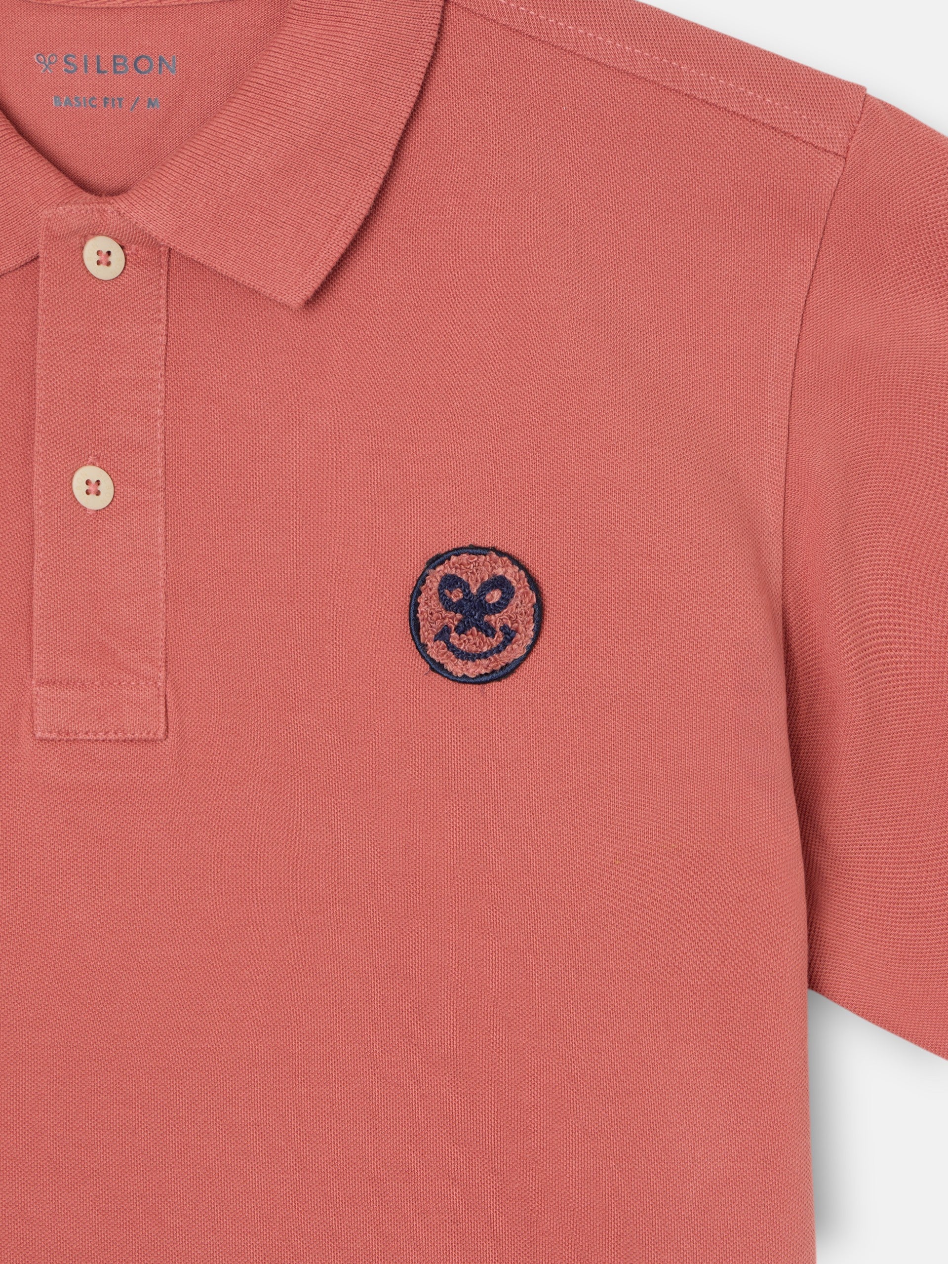 Polo manga corta smile coral - Image 2