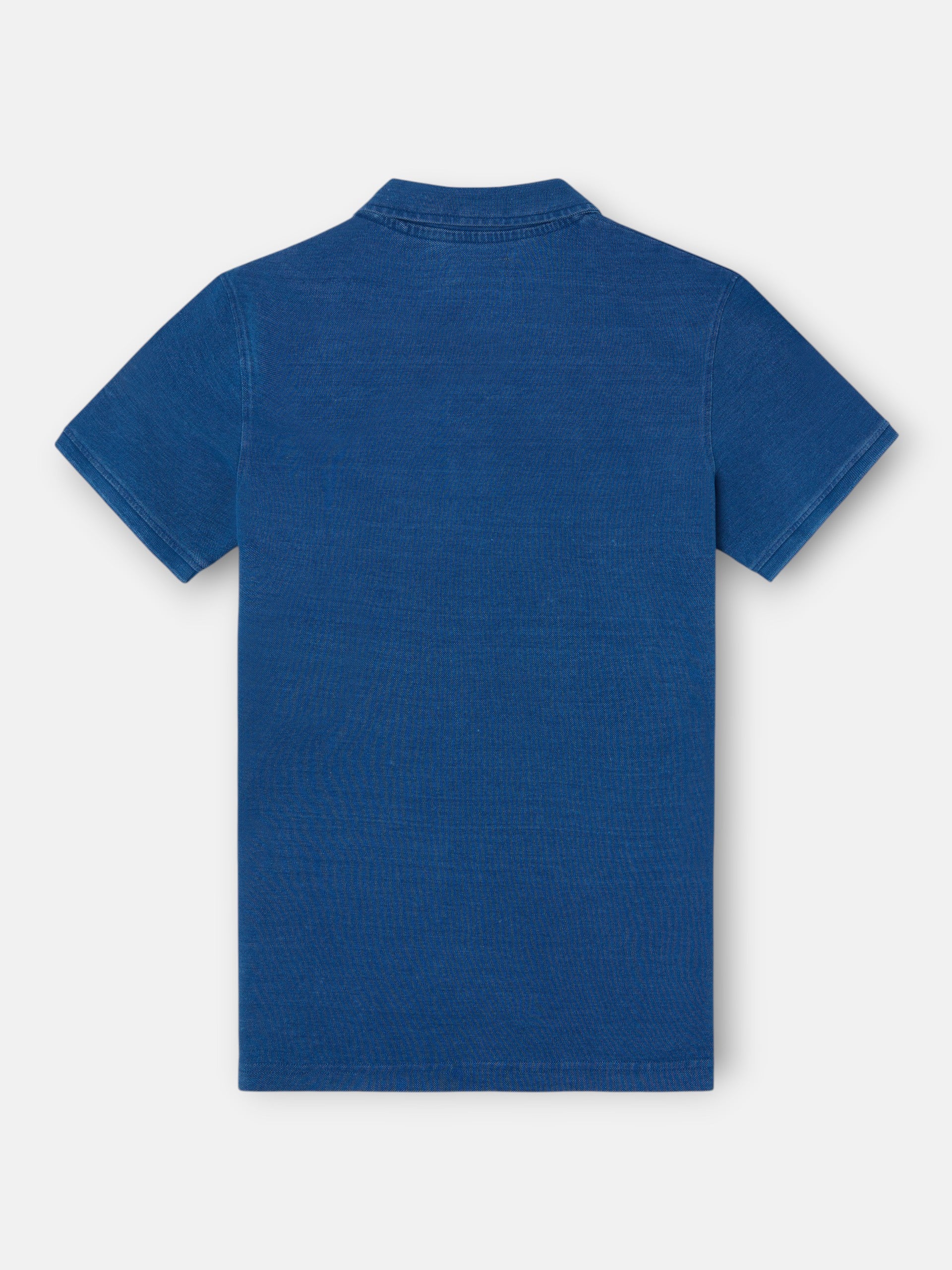 Polo manga corta style denim azul claro - Image 6