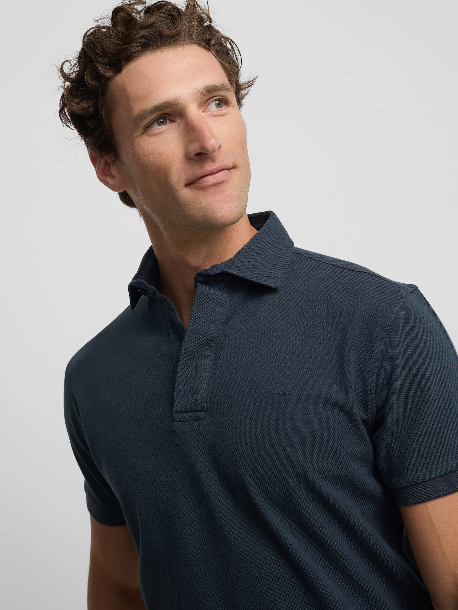 Polo manga corta suite azul marino - Image 3