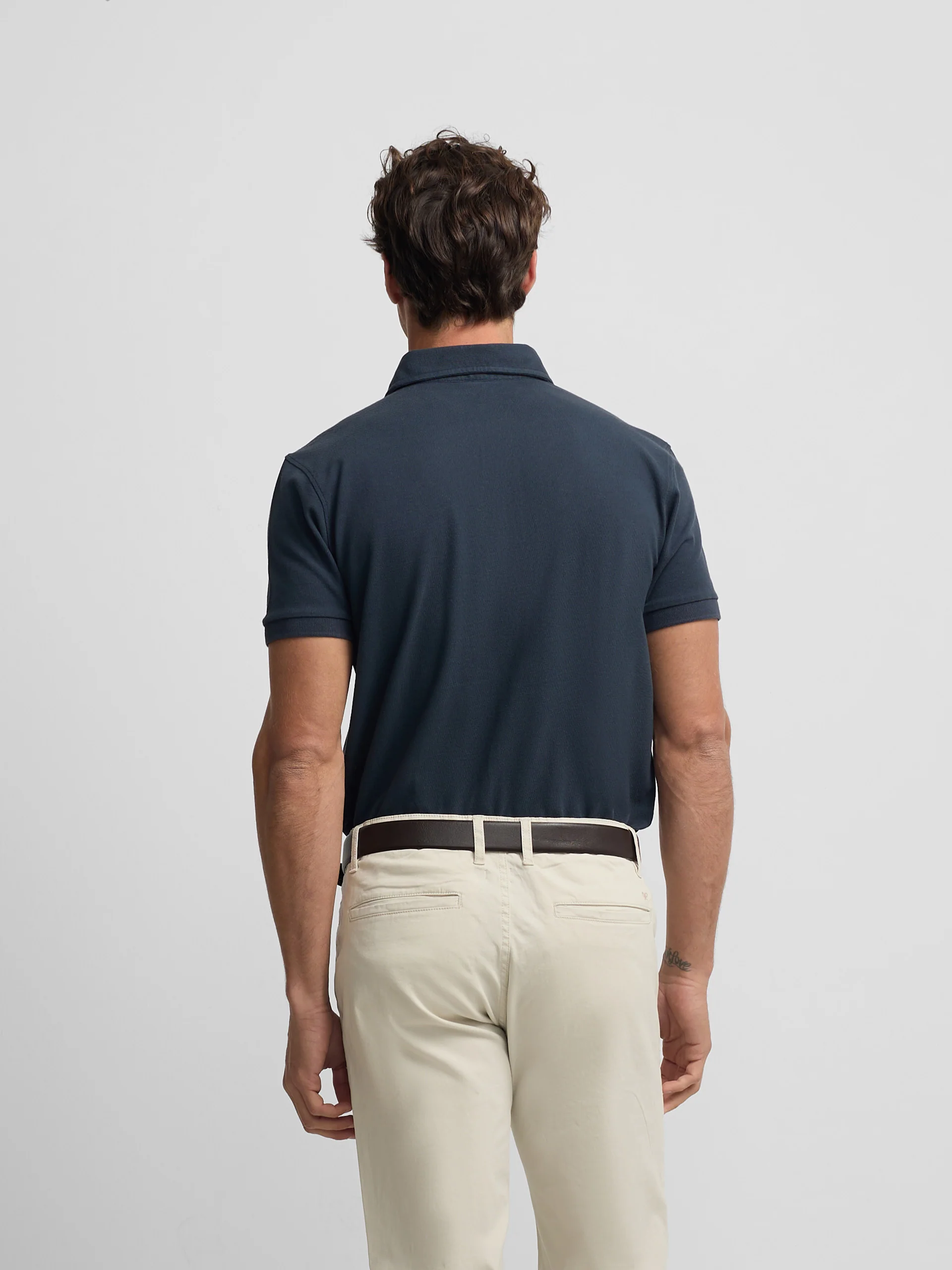 Polo manga corta suite azul marino - Image 4