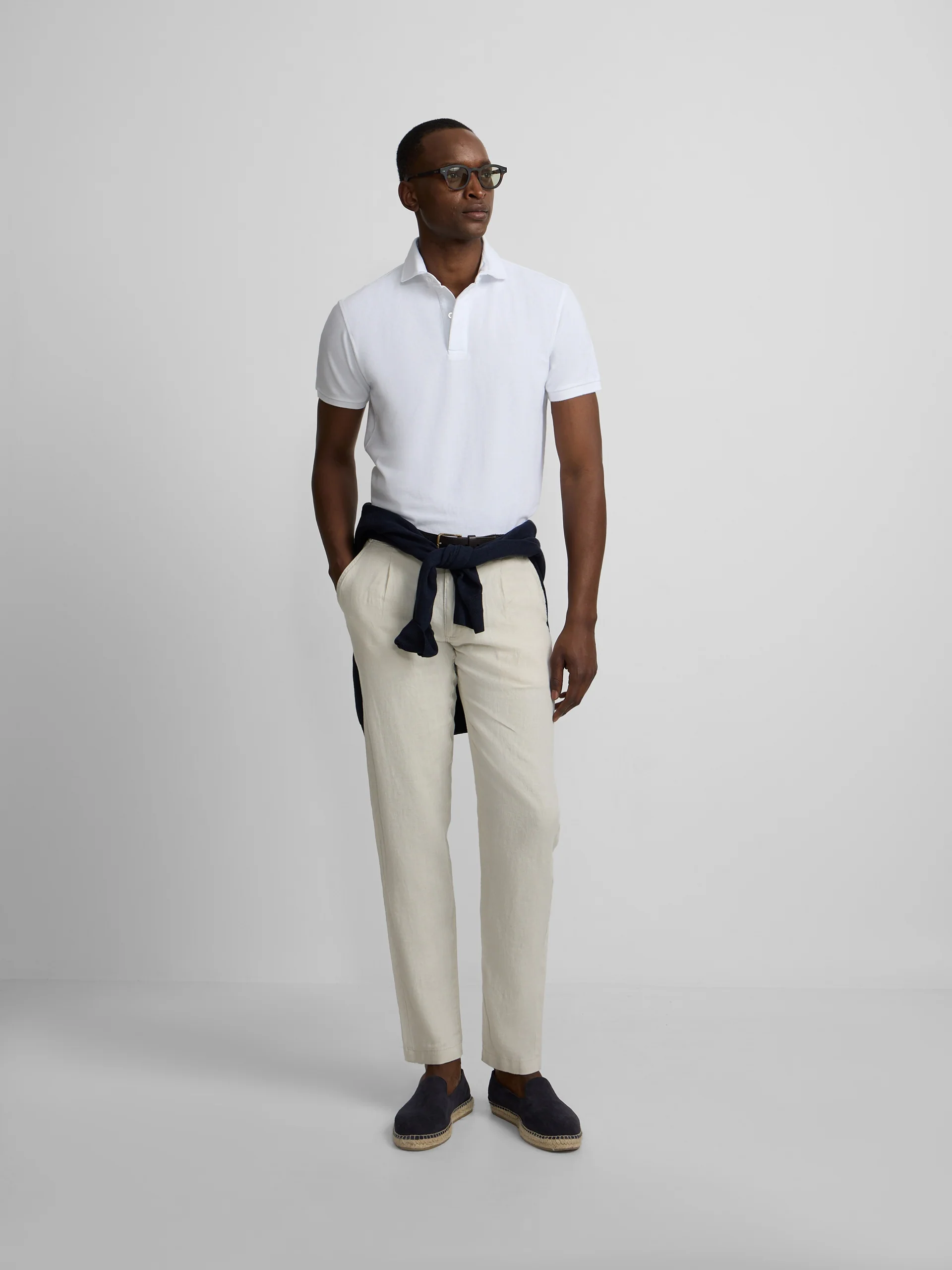 Polo manga corta suite blanco - Image 3