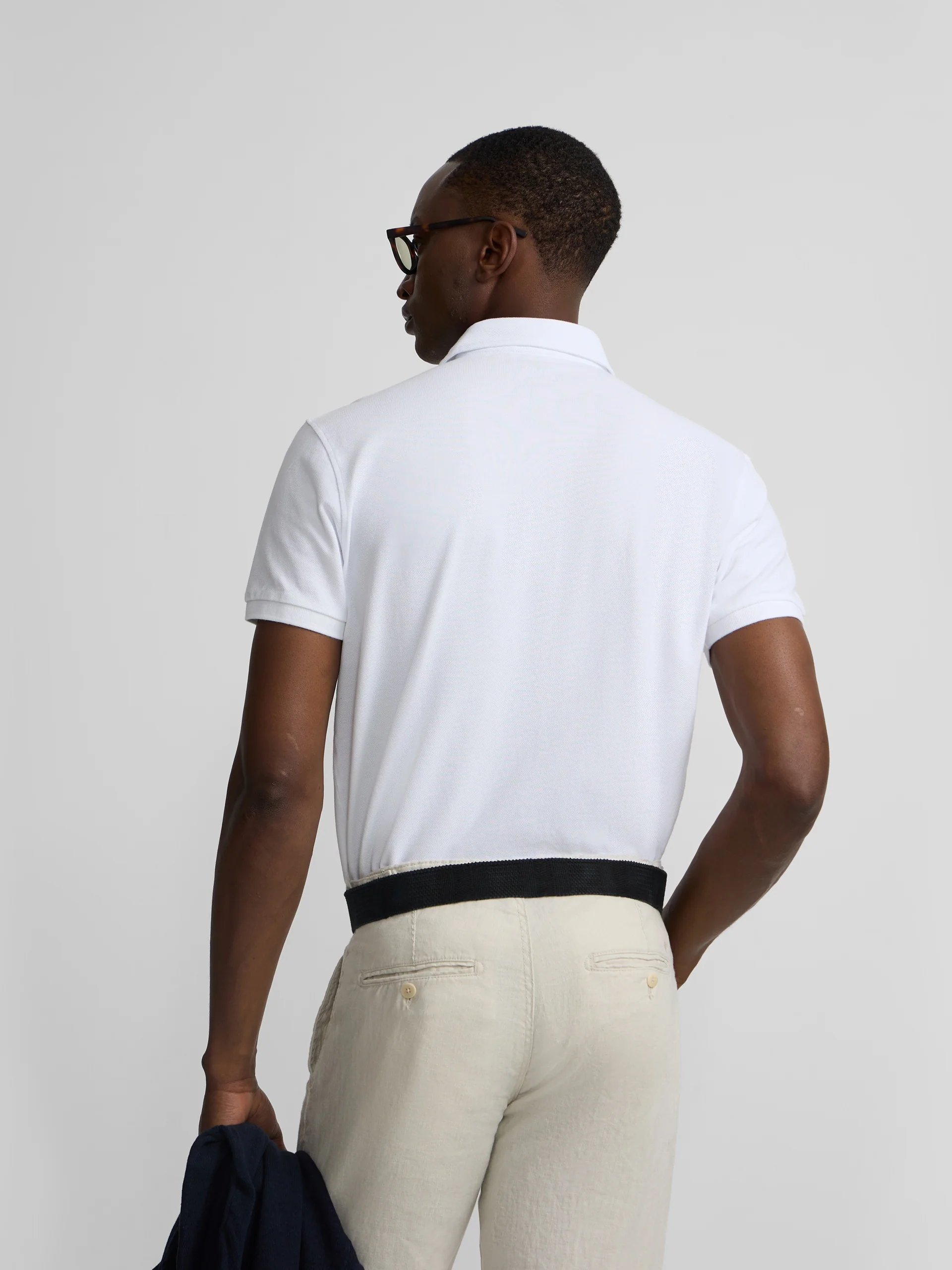 Polo manga corta suite blanco - Image 4