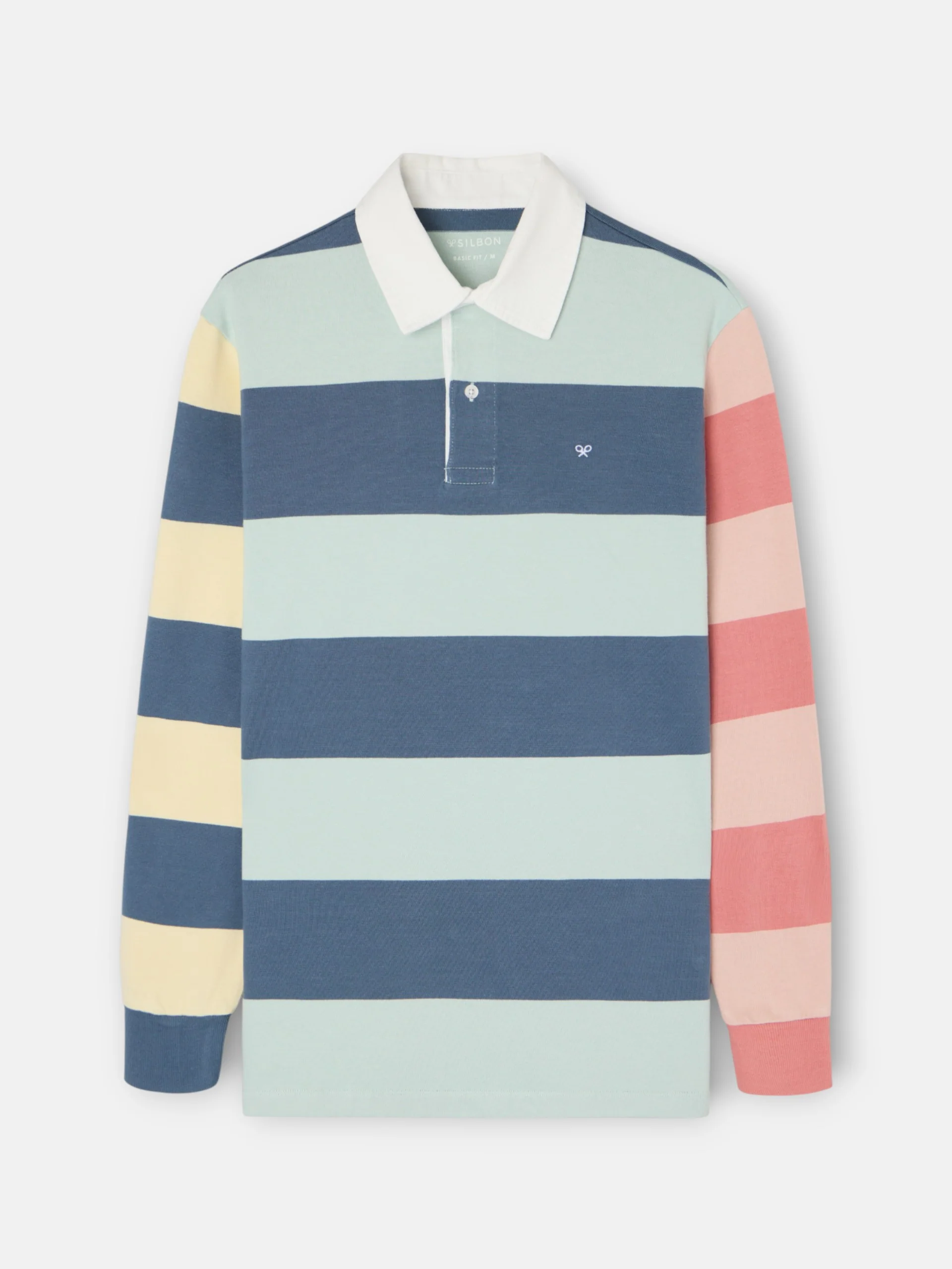 Polo manga larga rayas multicolor - Image 5