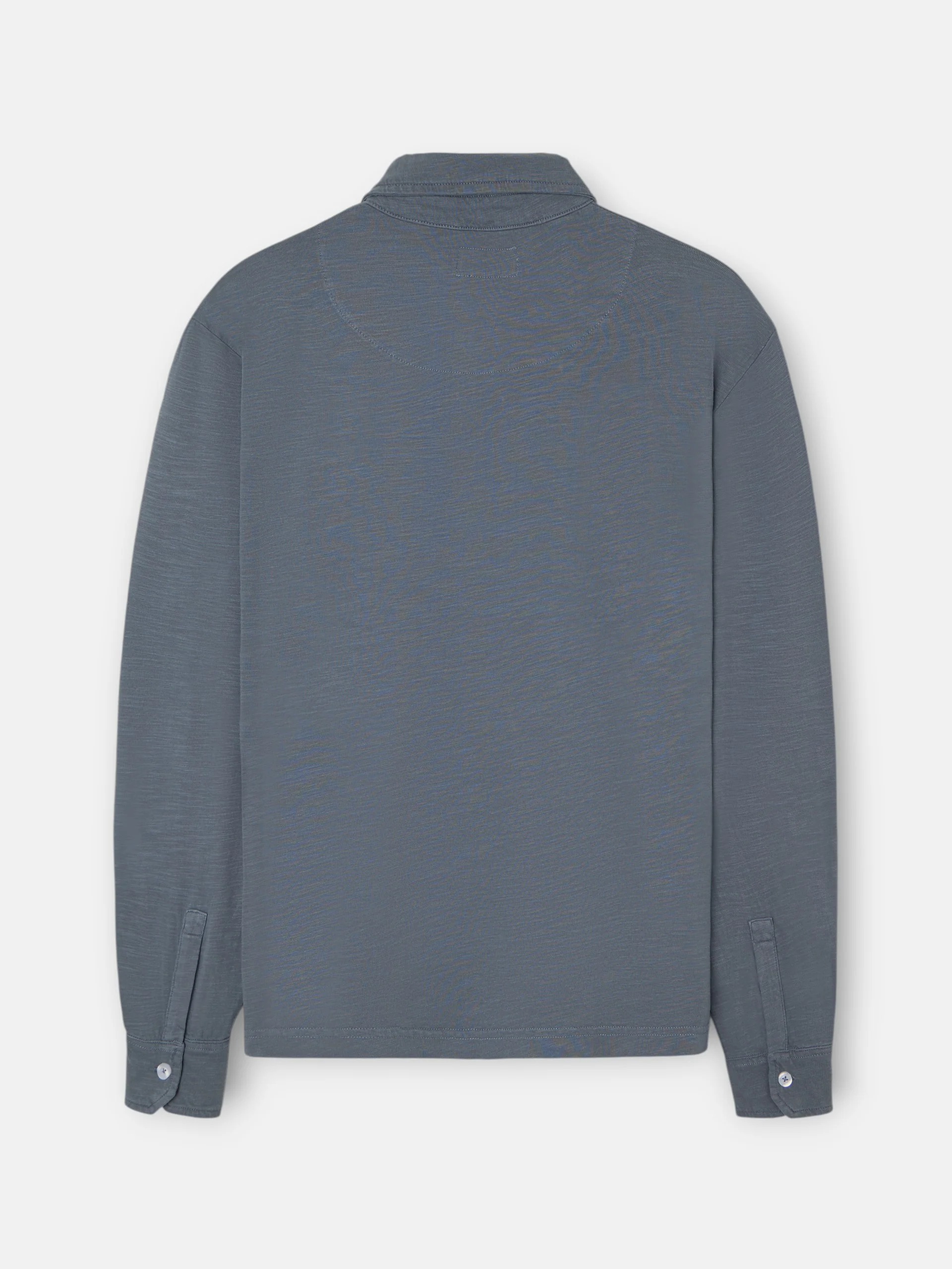 Polo manga larga sport gris - Image 6