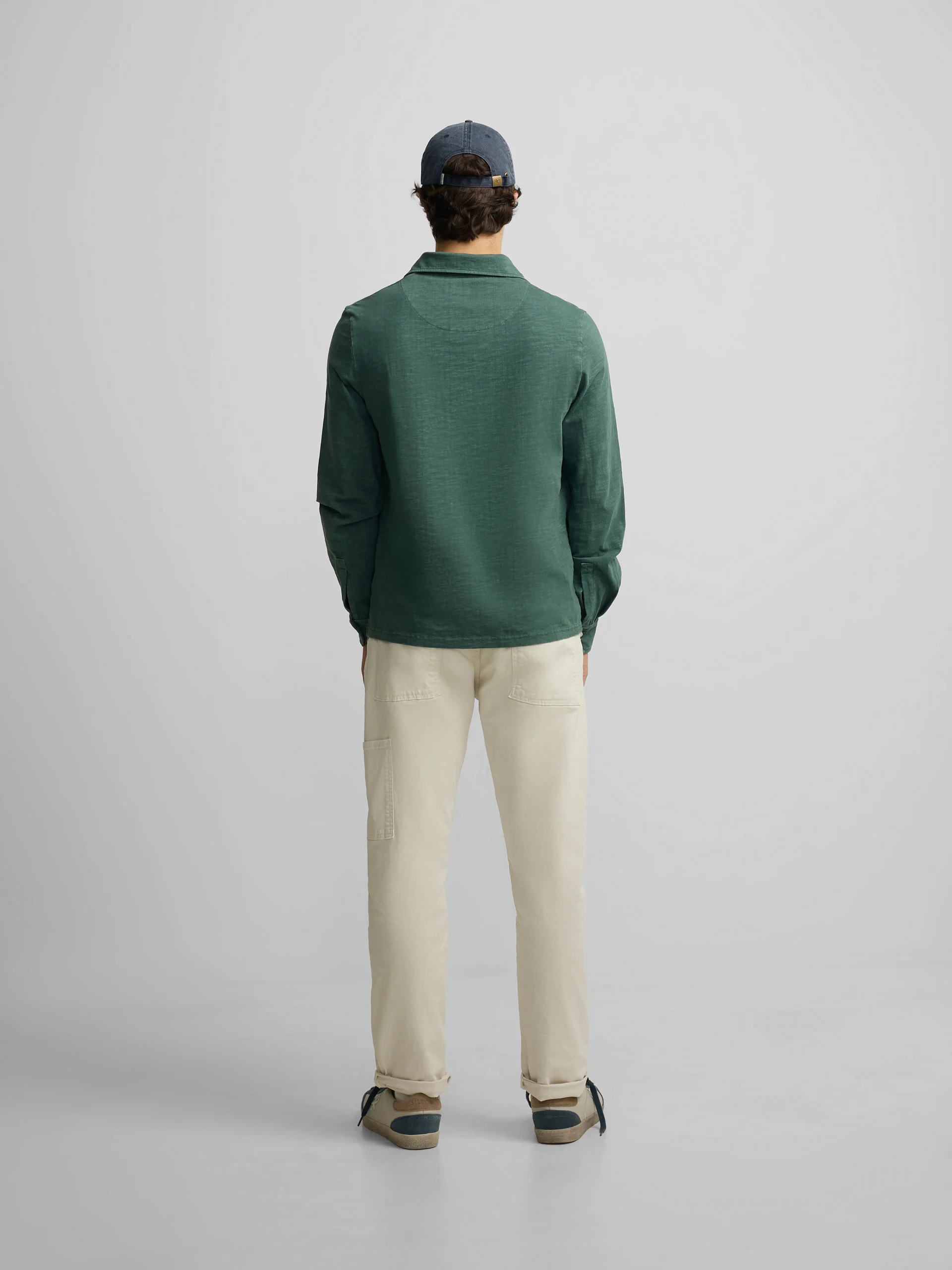 Polo manga larga sport verde - Image 7
