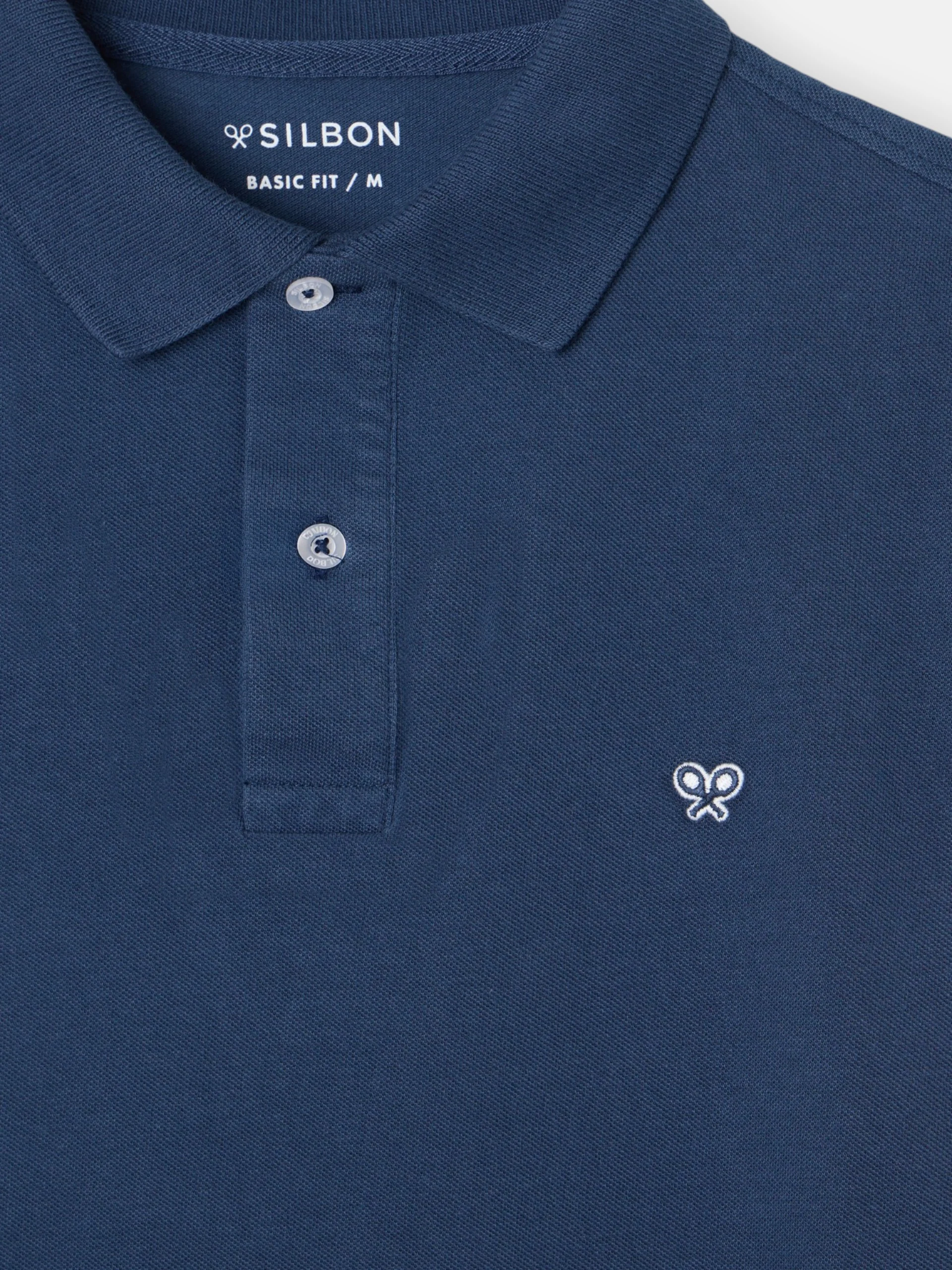 Polo pique light marino - Image 2