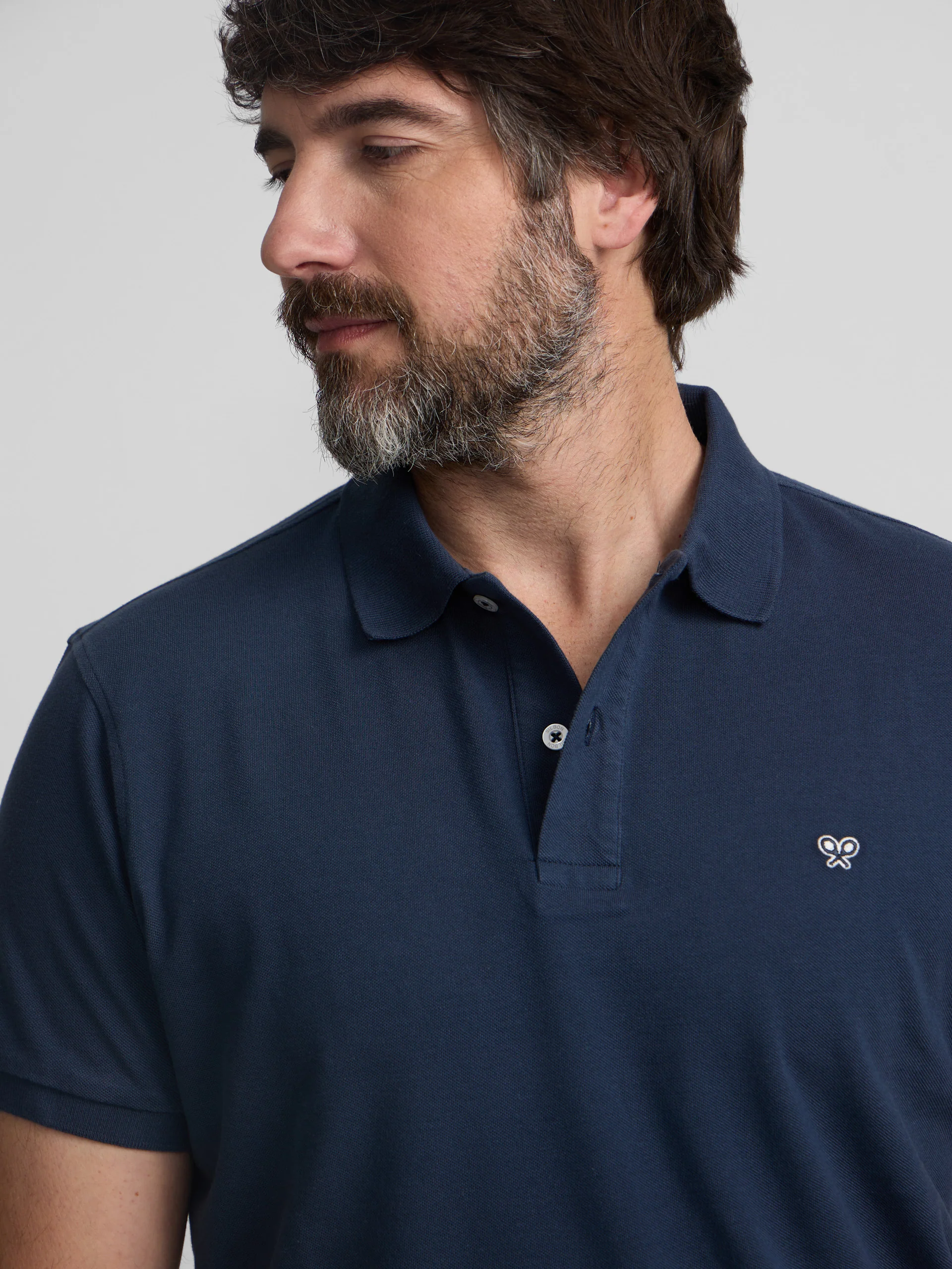 Polo pique light marino - Image 8
