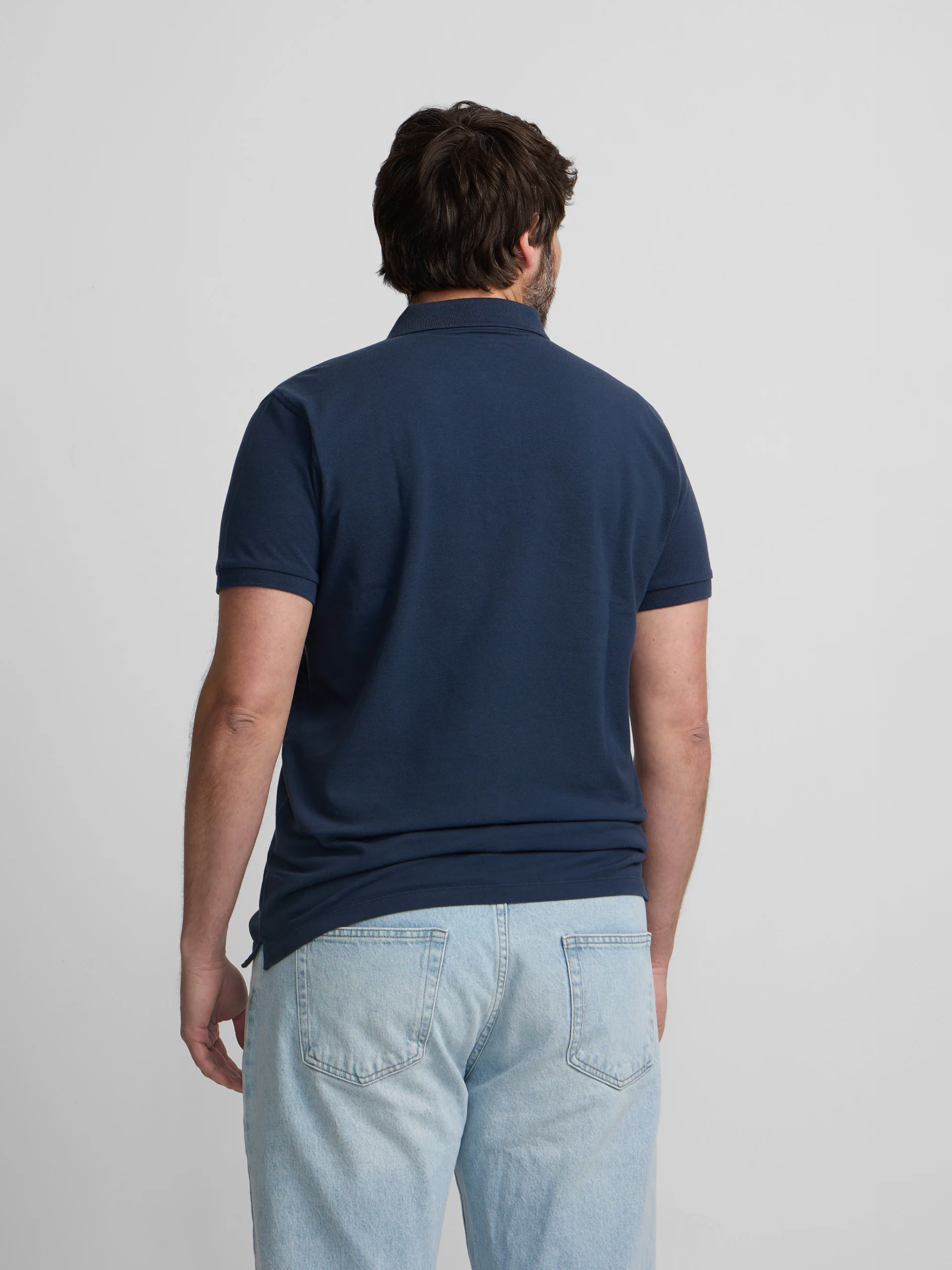 Polo pique light marino - Image 9