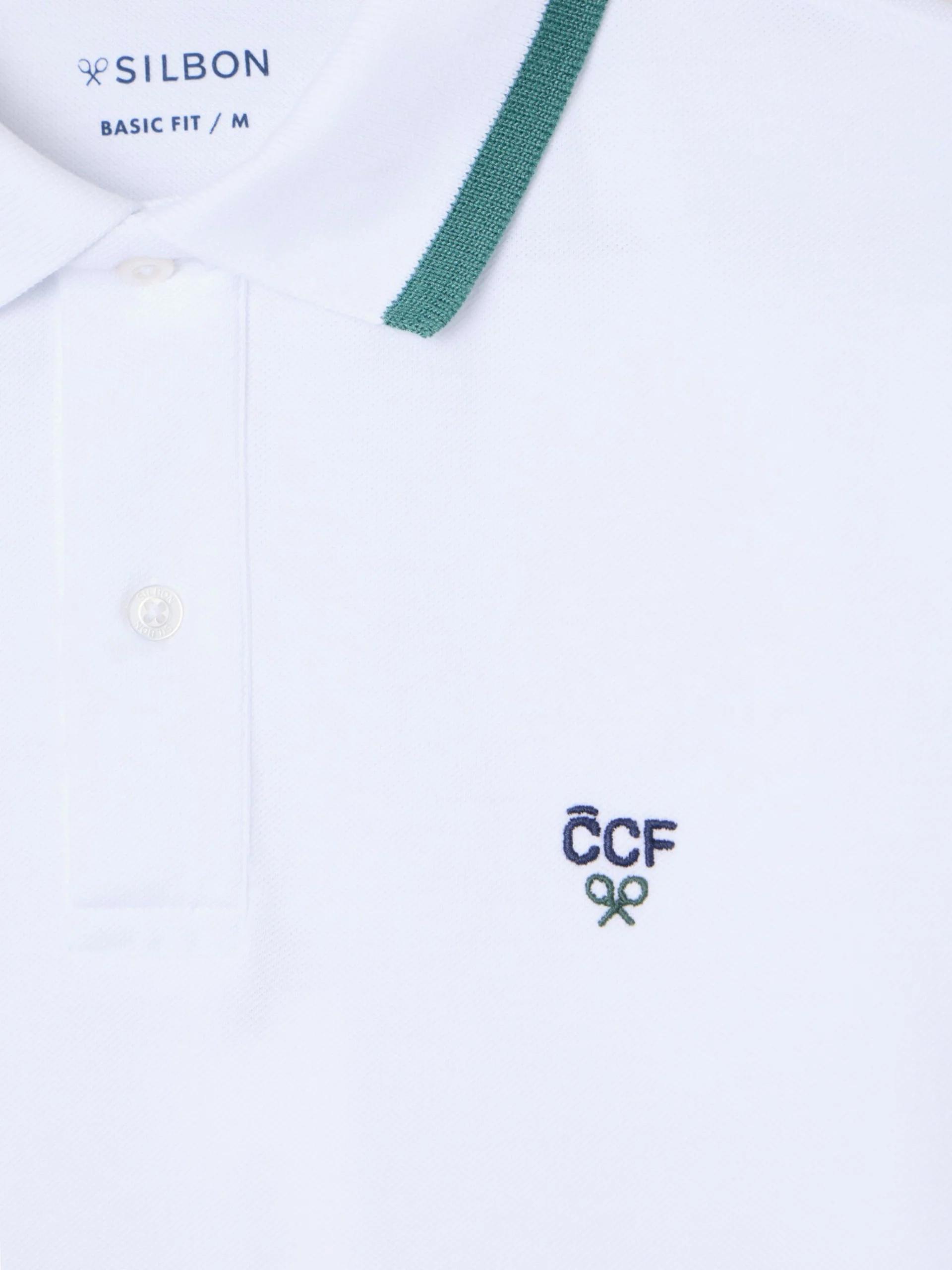 Polo silbon CCF blanco - Image 2