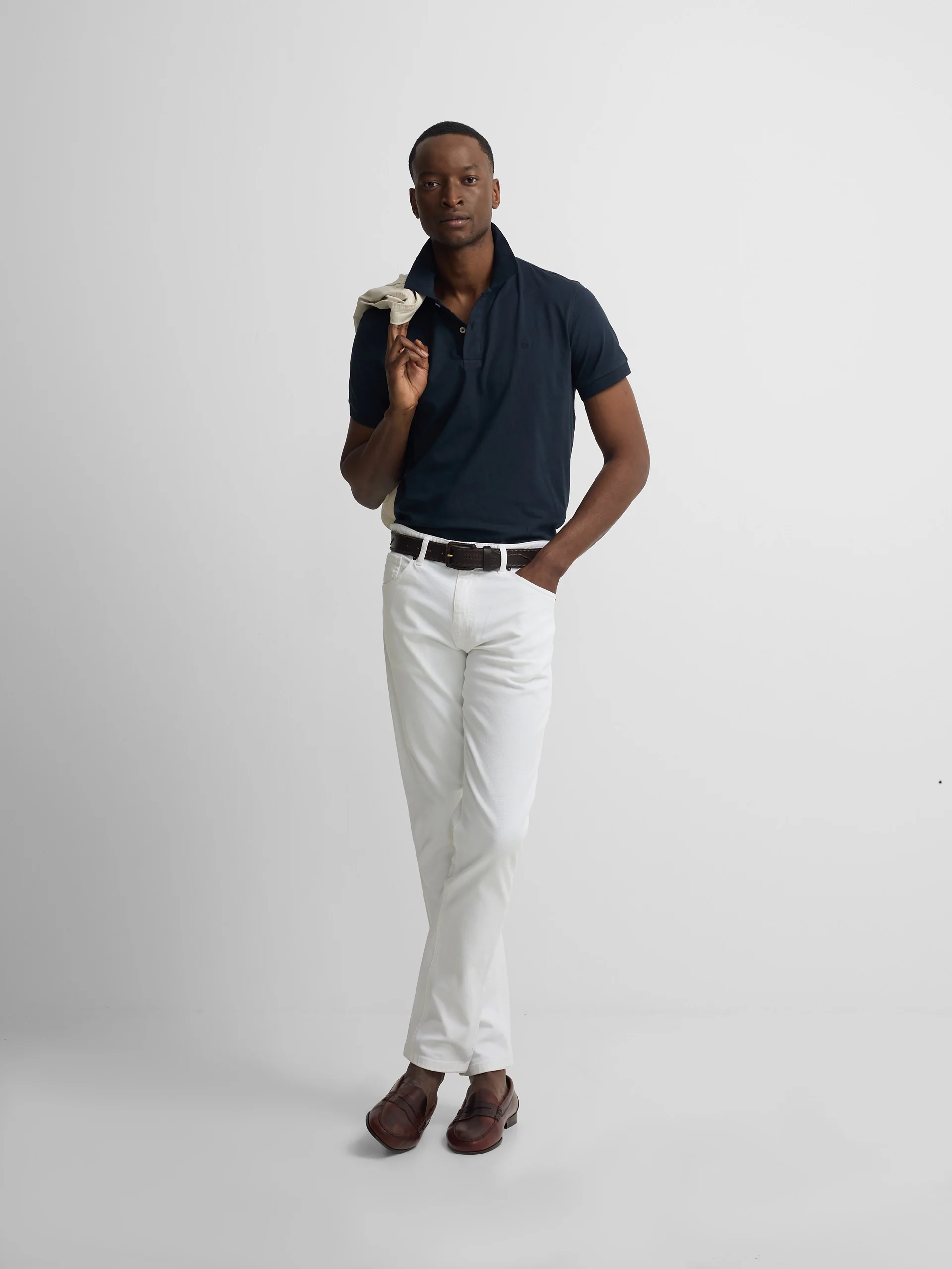 Polo sport azul marino - Image 3