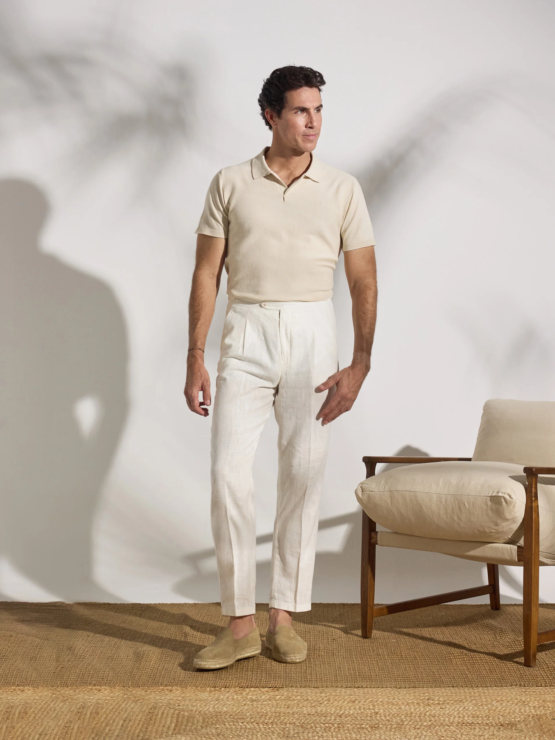 Polo unique estructura beige - Image 4