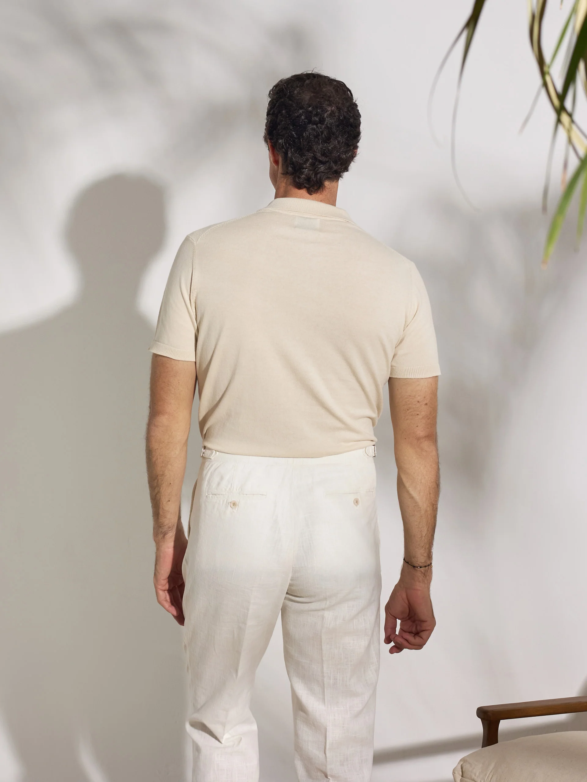 Polo unique estructura beige - Image 6