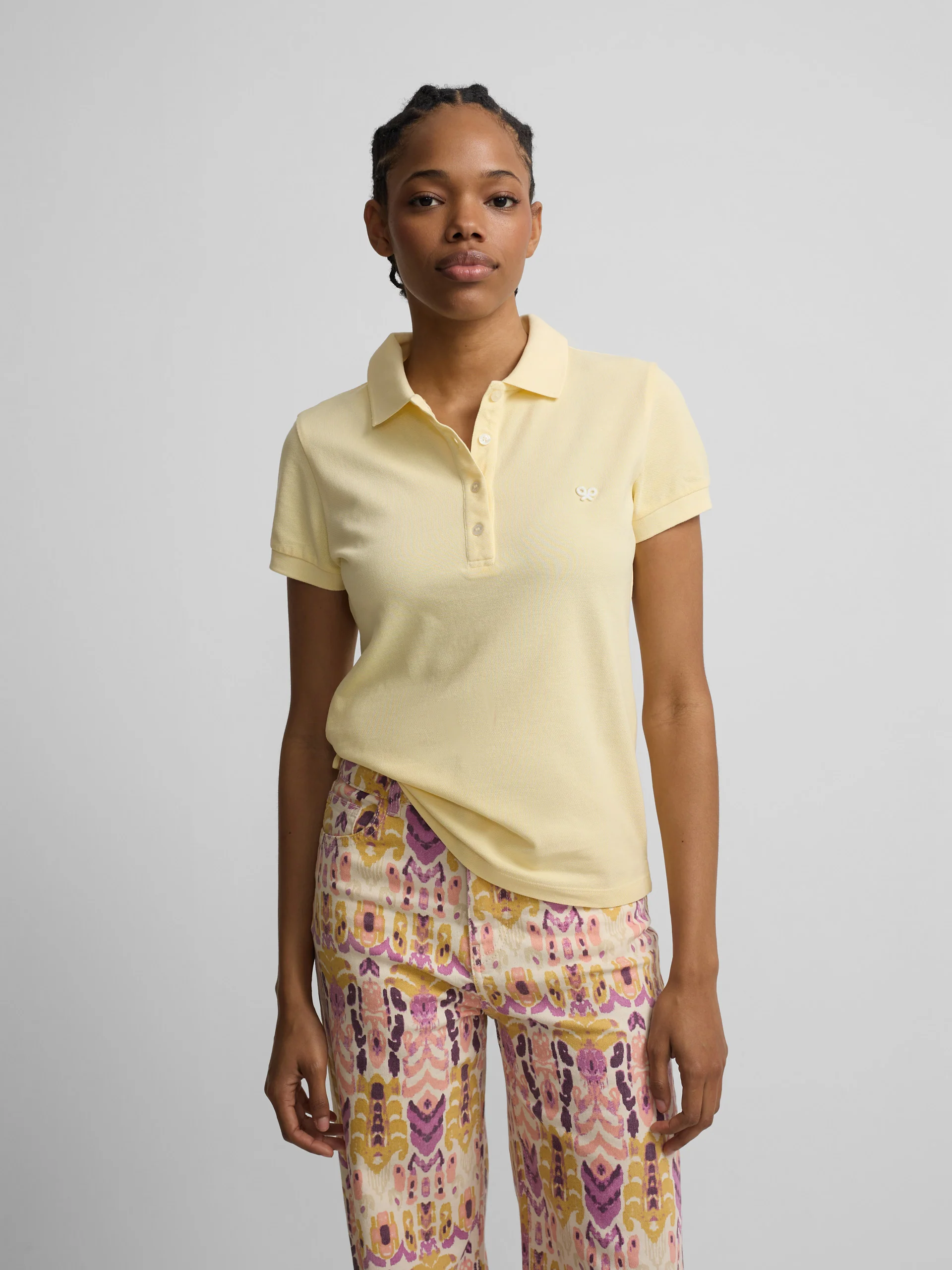 Polo woman clasico amarillo - Image 3