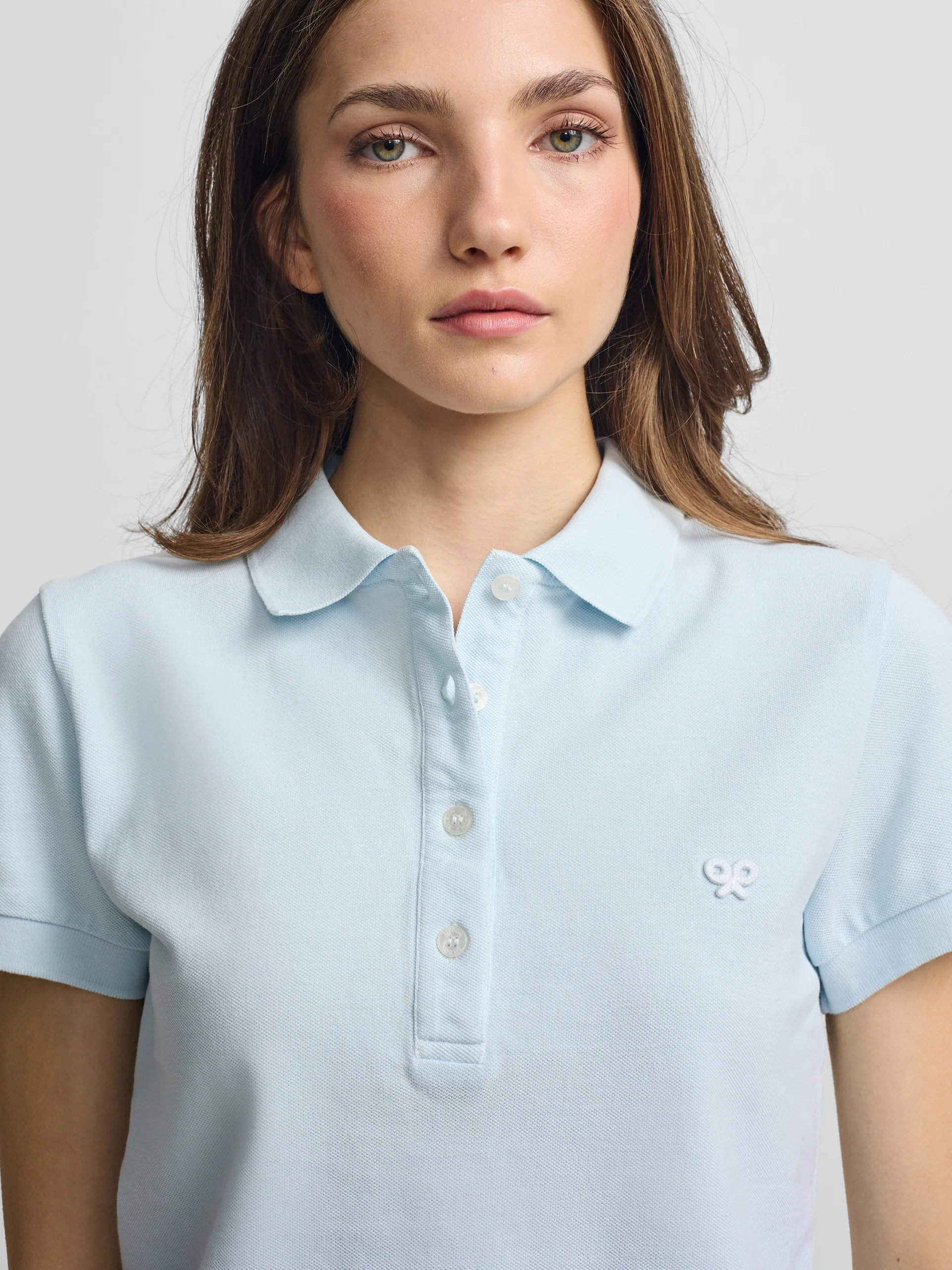 Polo woman clasico celeste - Image 3
