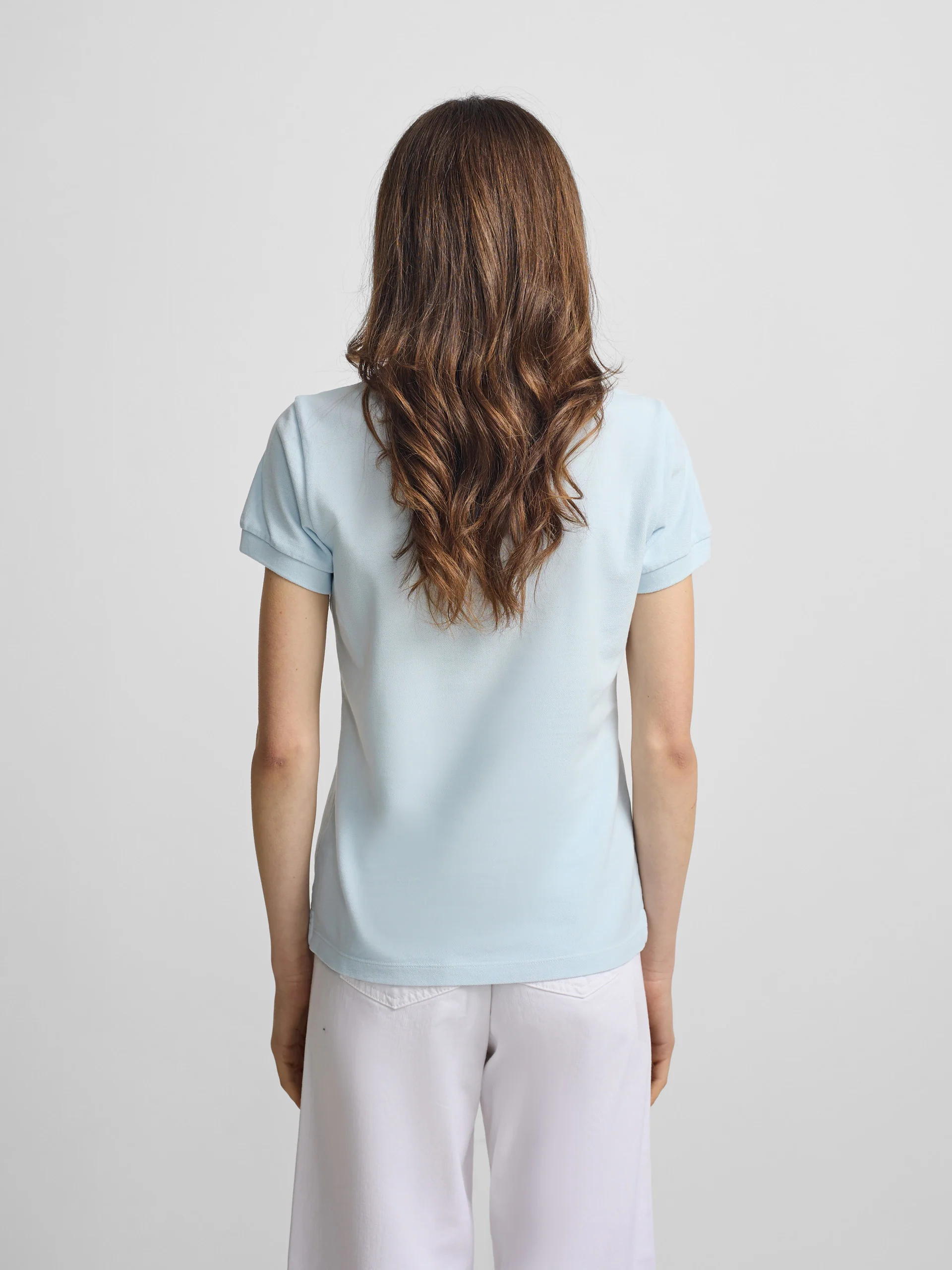 Polo woman clasico celeste - Image 4